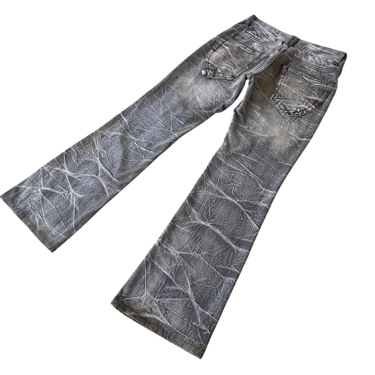 If Six Was Nine Japan Blow By Blue Flare Grunge Bondage "Crinkle Effects" Size US 31 - 16 Thumbnail