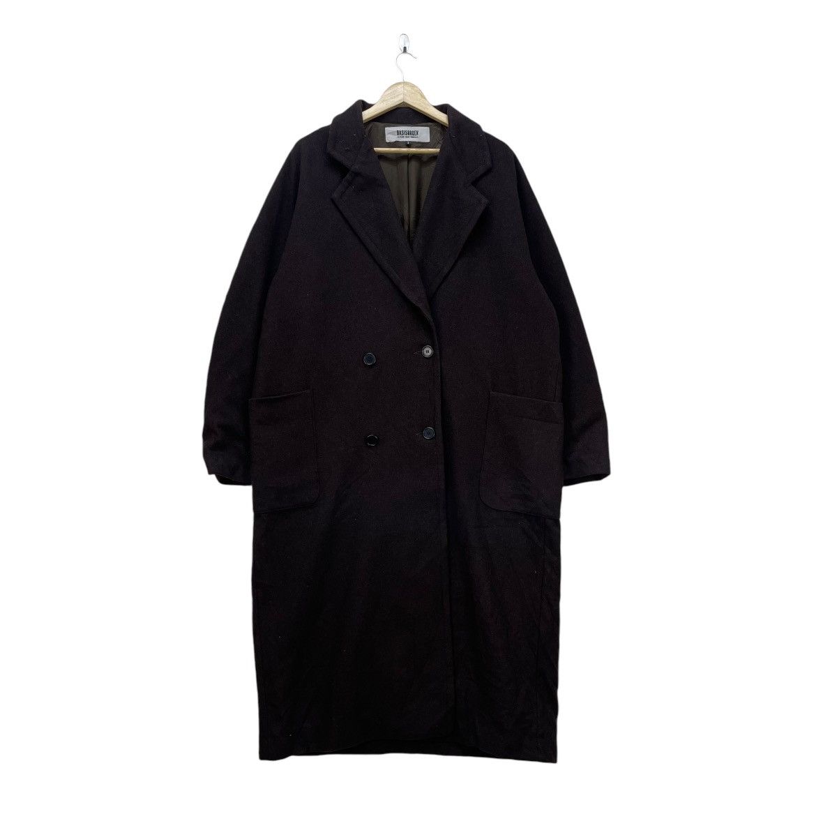 Autumn Cashmere Avant Garde Basisbroek Double Collar Long Coat Jacket Size US M / EU 48-50 / 2 - 1 Thumbnail