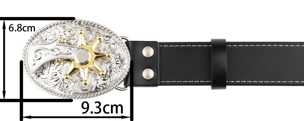 Designer New Trend Vintage Belt Riveted Belts Menswear Accessories Size ONE SIZE - 2 Thumbnail
