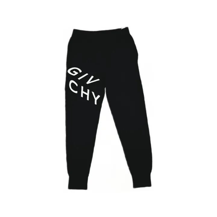 Givenchy Givenchy Black Embroidered Joggers for Men -2507