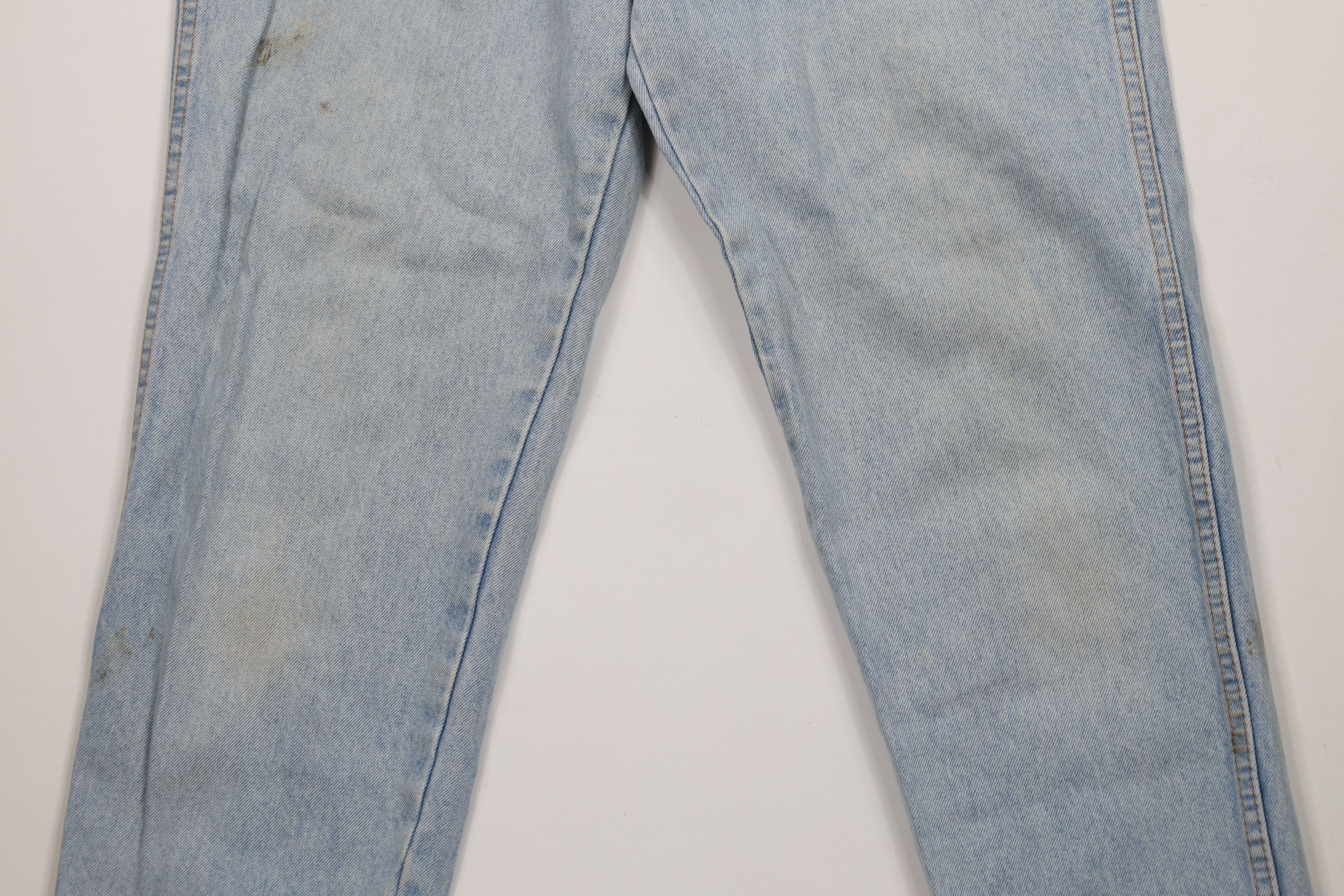 Vintage Vintage 80s 90s Streetwear Tapered Leg Denim Jeans Blue Size 32" / US 10 / IT 46 - 3 Thumbnail