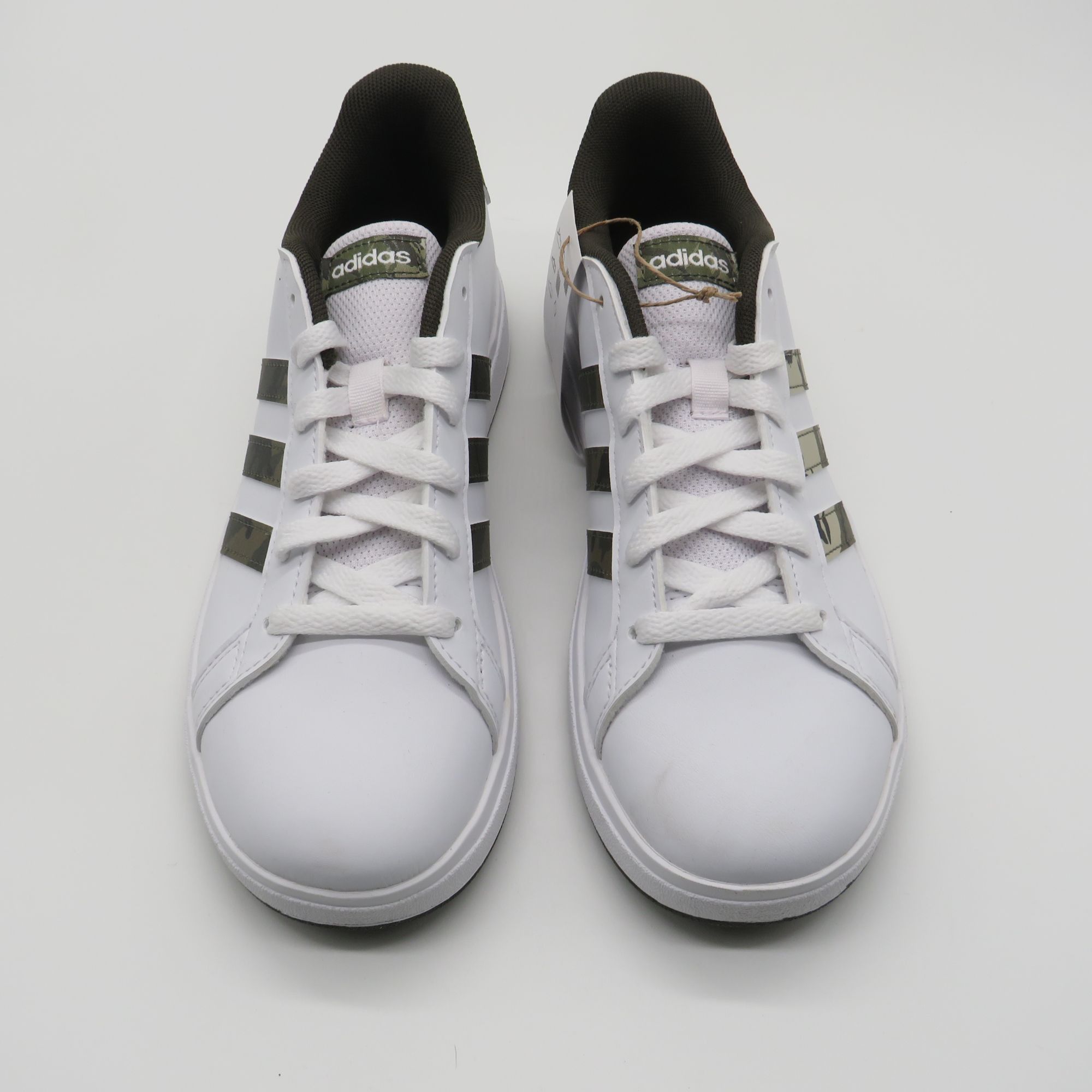 Adidas Adidas Grand Court 2.0 Women's White Sneakers 5.5 Camo Stri Size US 5.5 / IT 35.5 - 2 Thumbnail