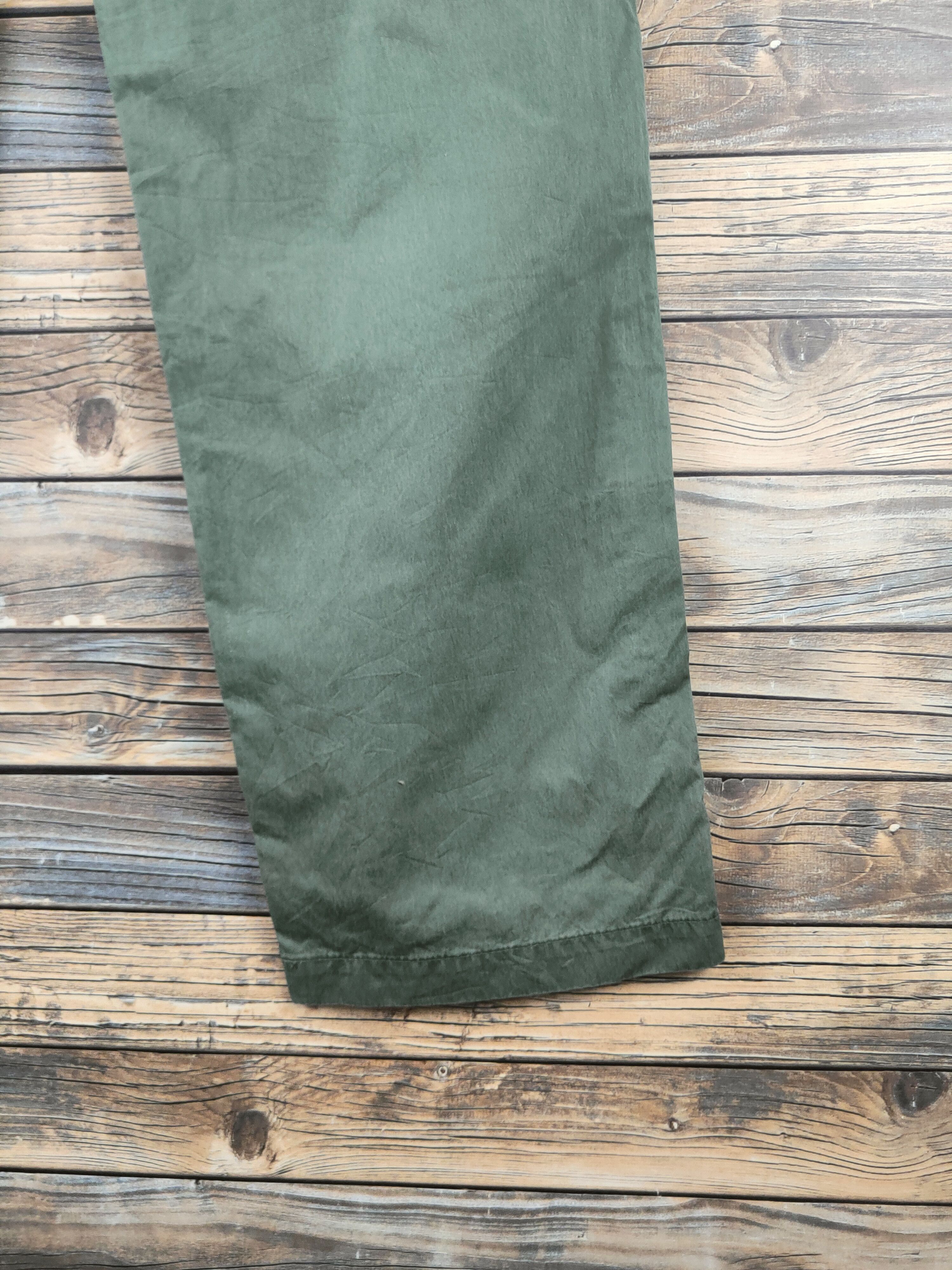 Japanese Brand Uniqlo Green Multipocket Cargo Pants #S2848 Size US 26 / EU 42 - 11 Thumbnail
