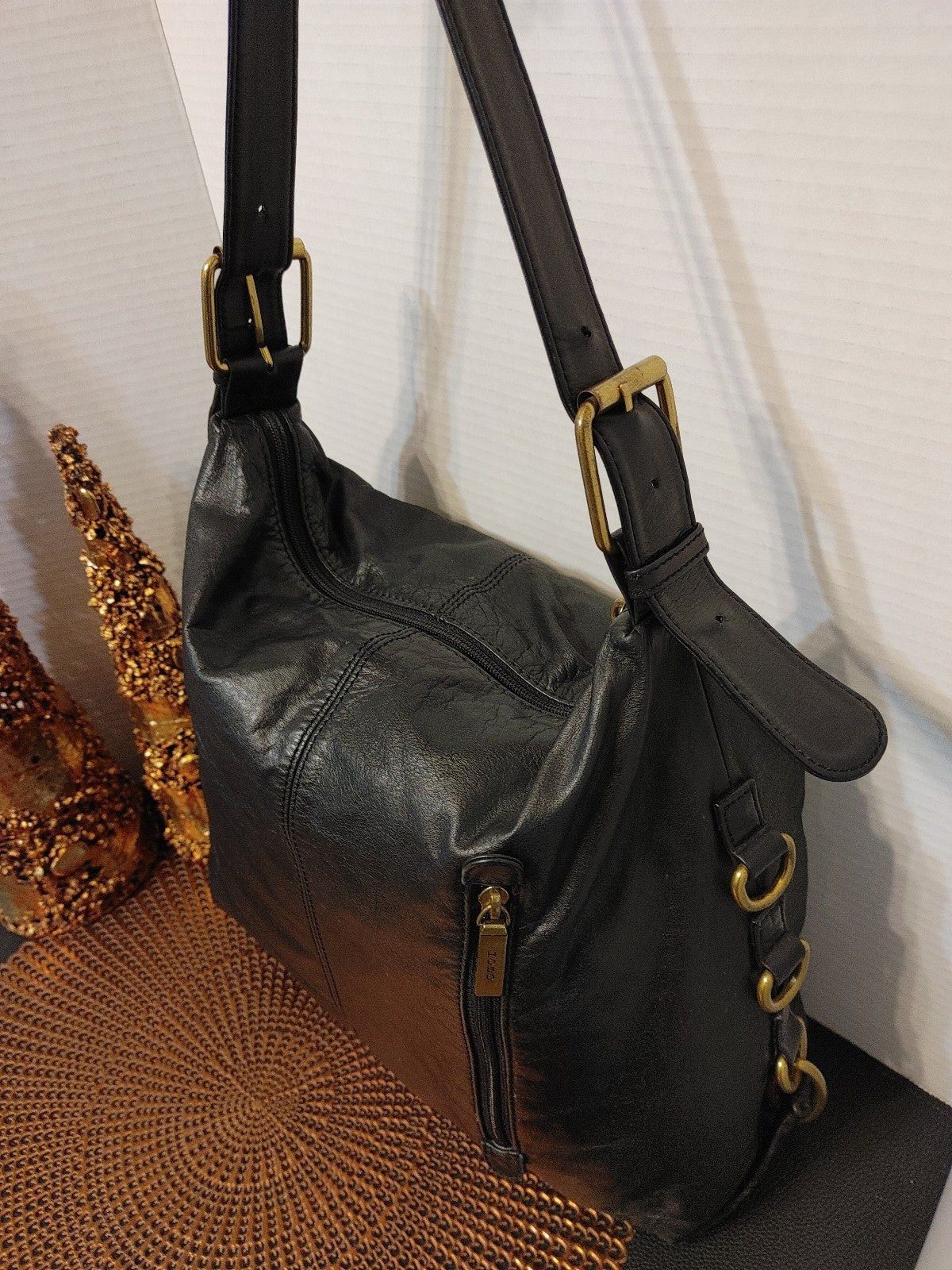Other HOBO Int. Black Leather Bag Size ONE SIZE - 3 Thumbnail