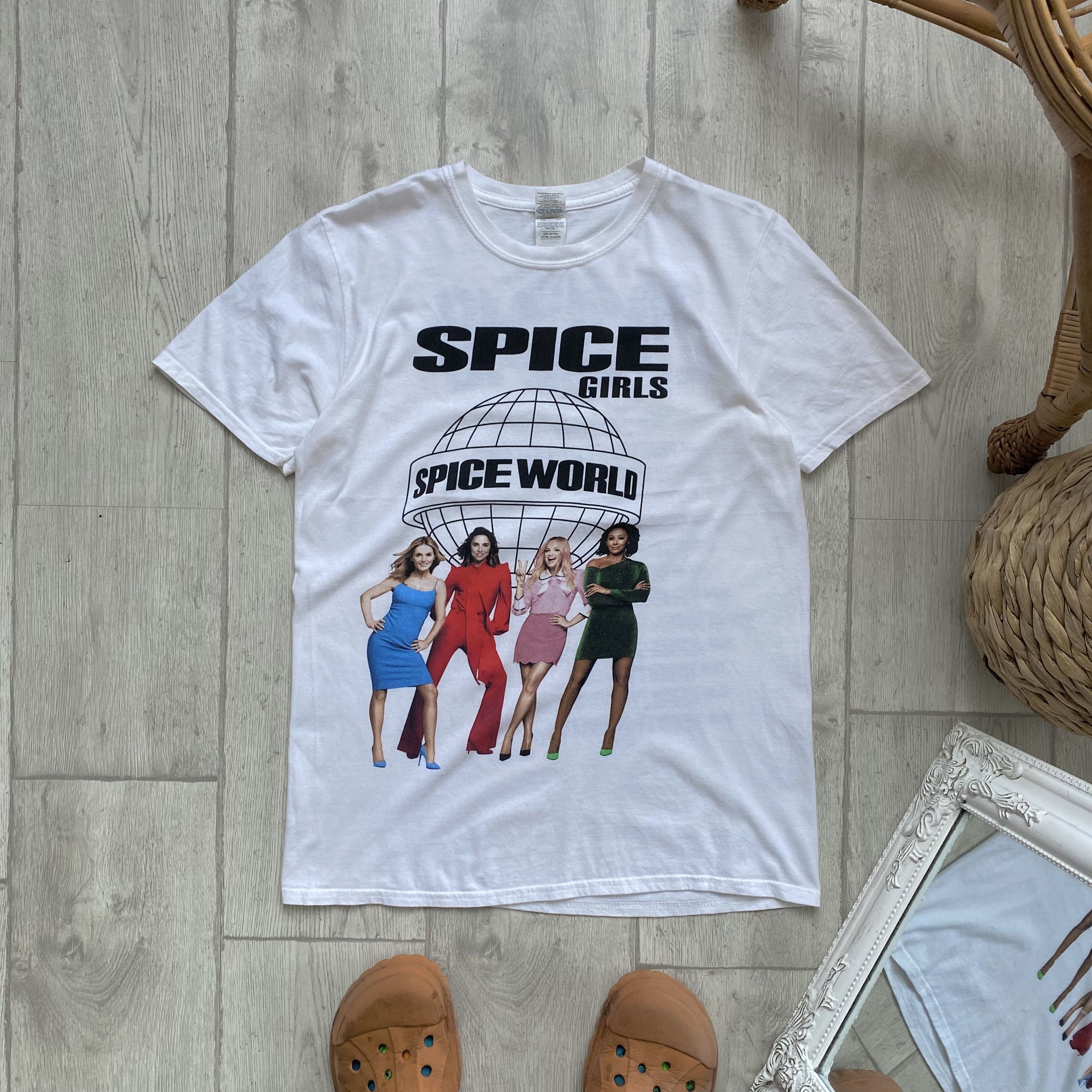 Band Tees 🎙️ Spice Girls 2019 Spice World Tour White Band Tee y2k Size US M / EU 48-50 / 2 - 2 Thumbnail