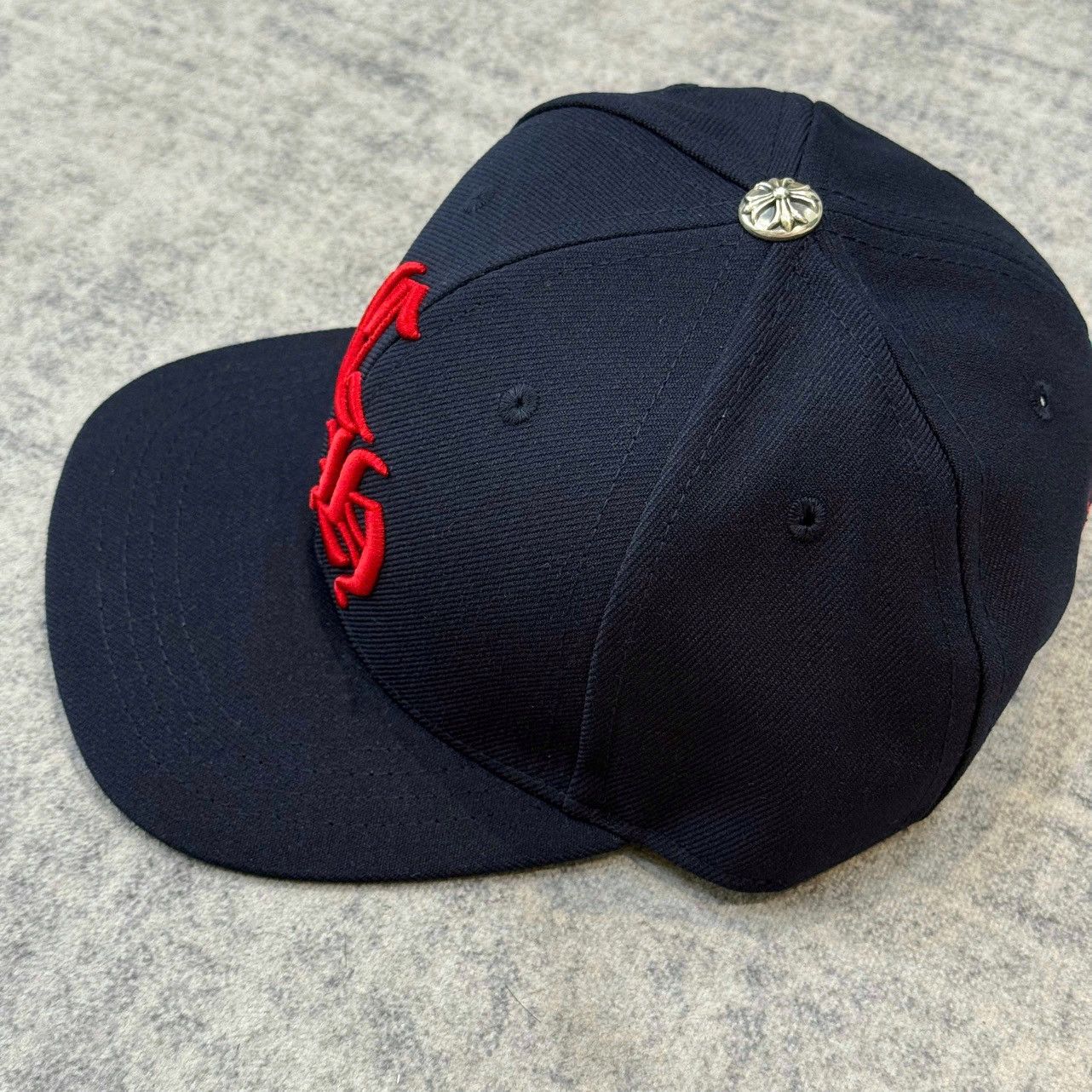 Chrome Hearts Chrome Hearts On Field Trucker Hat CH dark navy/red Size ONE SIZE - 3 Thumbnail