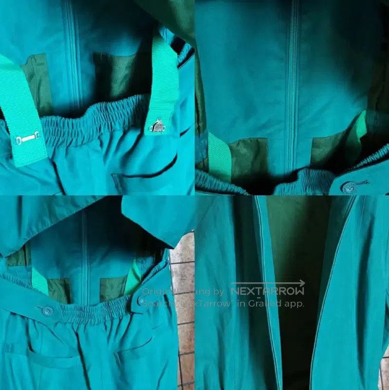 Dior Peacock Blue Summer Casual Pants .