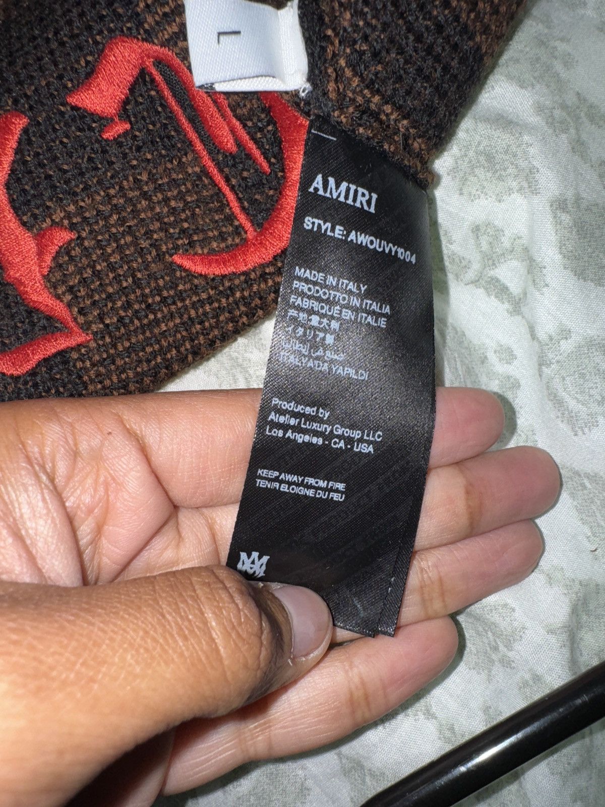 Amiri Amiri Cardigan Size US L / EU 52-54 / 3 - 6 Thumbnail