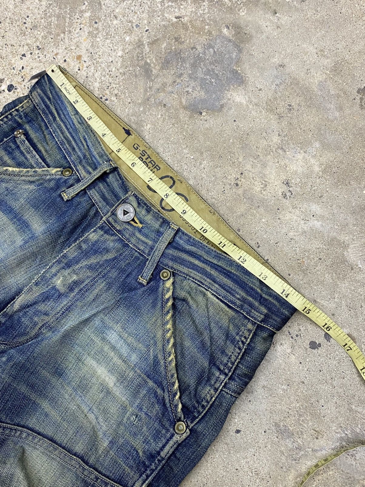 If Six Was Nine × Vintage 💥Bindding Offer💥 rare g-star faded jeans pant Size US 29 - 11 Thumbnail