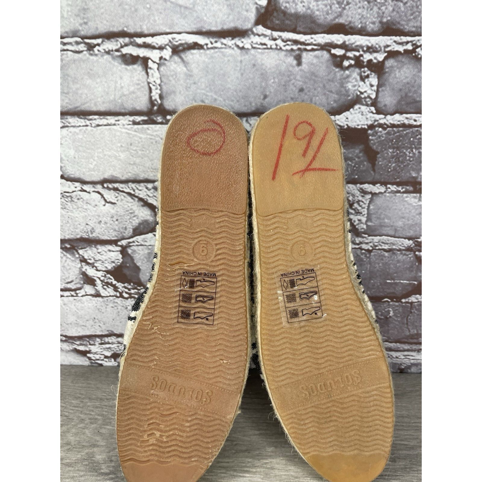 Soludos Soludos Striped Espadrille Bow Blue Cream Nautical Shoes Wom Size US 9 / IT 39 - 10 Thumbnail