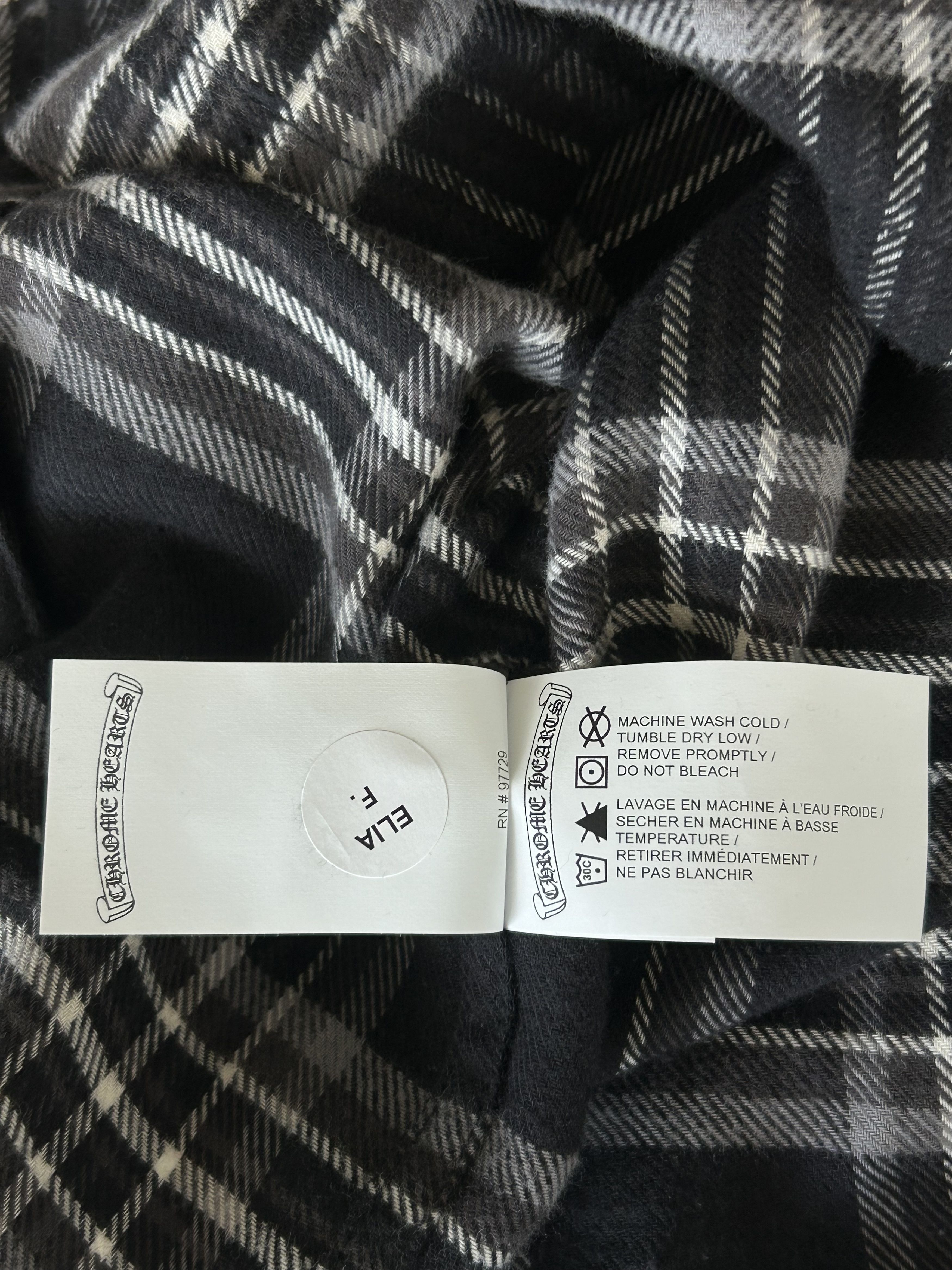 Chrome Hearts Chrome Hearts Black & Grey Plaid Jacket Size US M / EU 48-50 / 2 - 5 Thumbnail