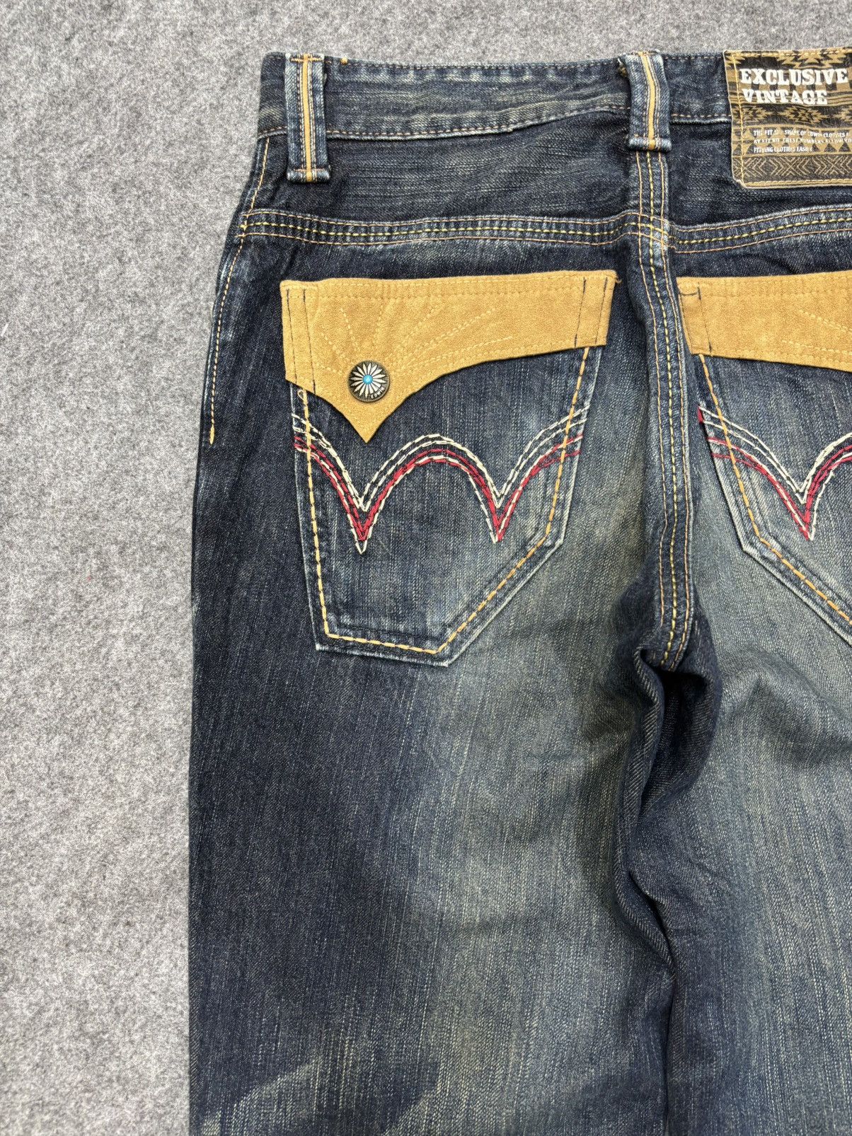 Edwin 💥Flare💥Edwin Stone Mudwash Insane Fades Denim F656 Size US 30 / EU 46 - 14 Thumbnail