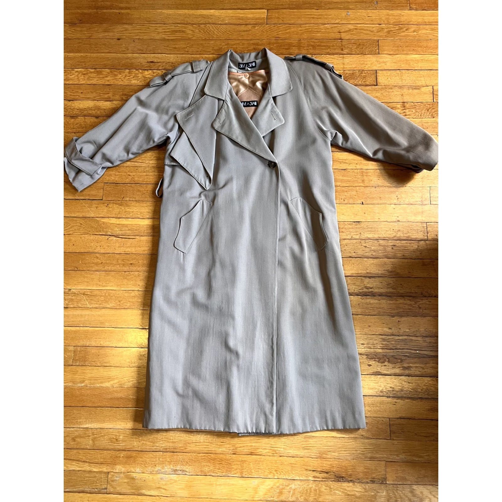Vintage VINTAGE Steve by Searle Trench Coat Women’s 6 Beige Coat Steve by Searle Trench Coat Beige 6 Women’s Vintage Size M / US 6-8 / IT 42-44 - 2 Thumbnail