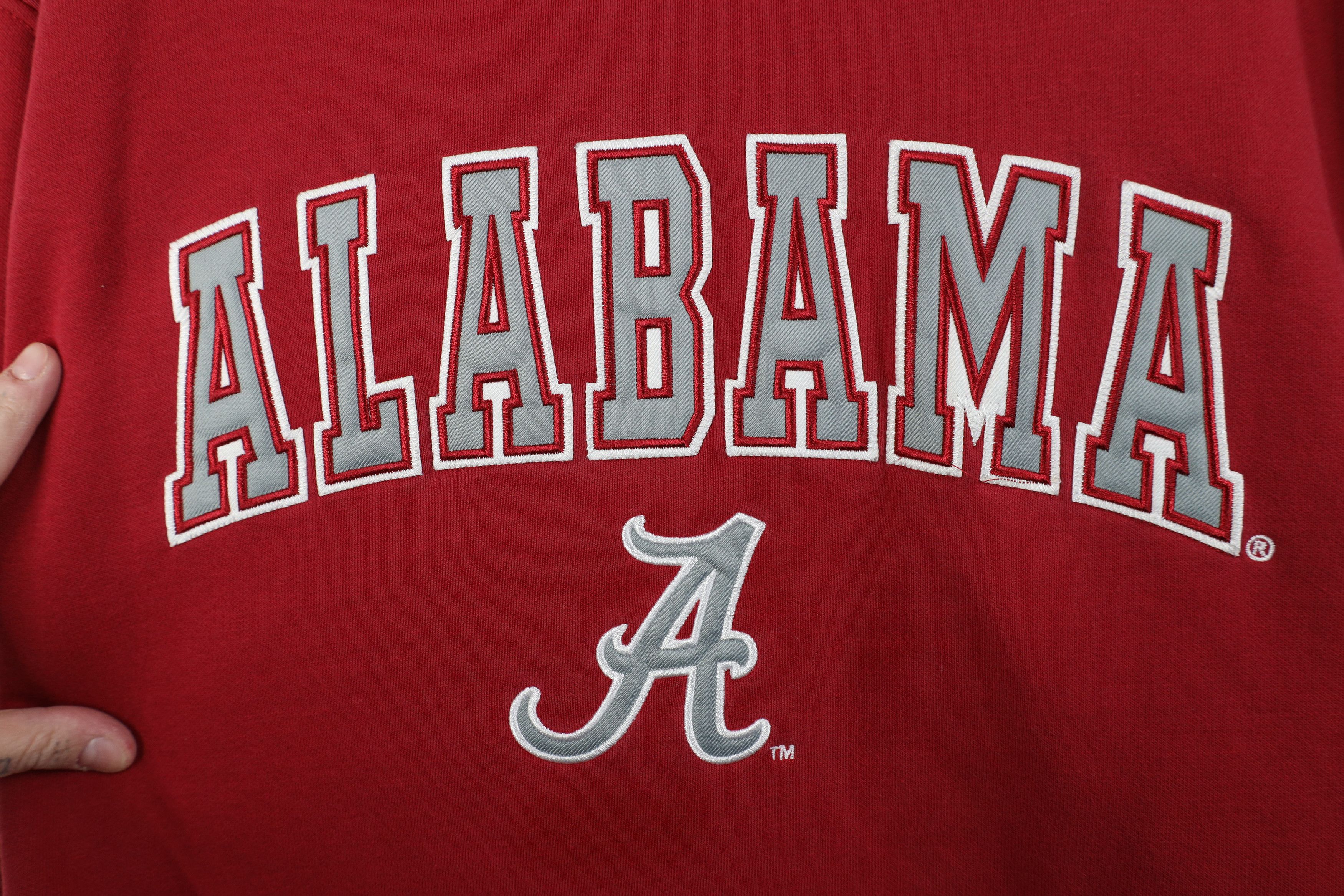 Vintage Vintage University of Alabama Crewneck Sweatshirt Red Size US L / EU 52-54 / 3 - 5 Thumbnail