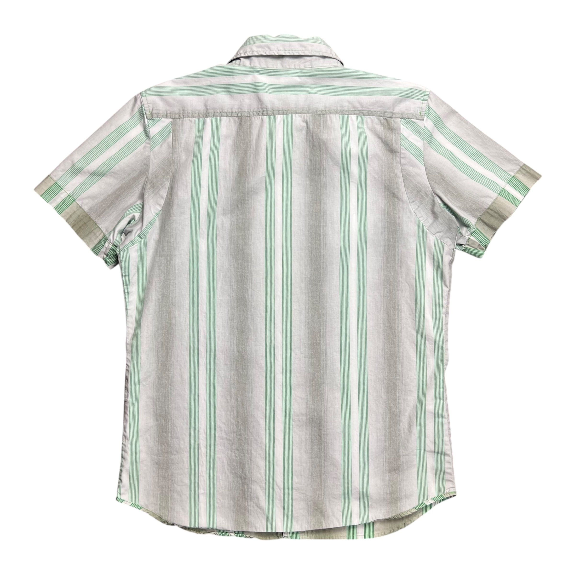 Diesel Diesel Green Striped Button-up Shirt - M/L Size US M / EU 48-50 / 2 - 6 Thumbnail