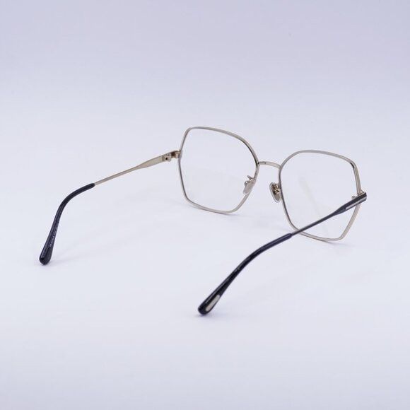 Tom Ford Tom Ford FT5876-B 032 Eyeglasses Pale Gold/Black 56mm Frame Size ONE SIZE - 6 Thumbnail