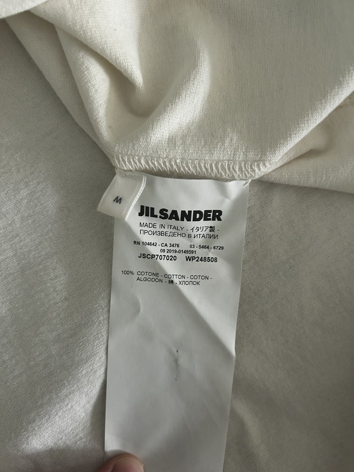 Jil Sander Jil Sander Logo T-Shirt Size US M / EU 48-50 / 2 - 8 Thumbnail