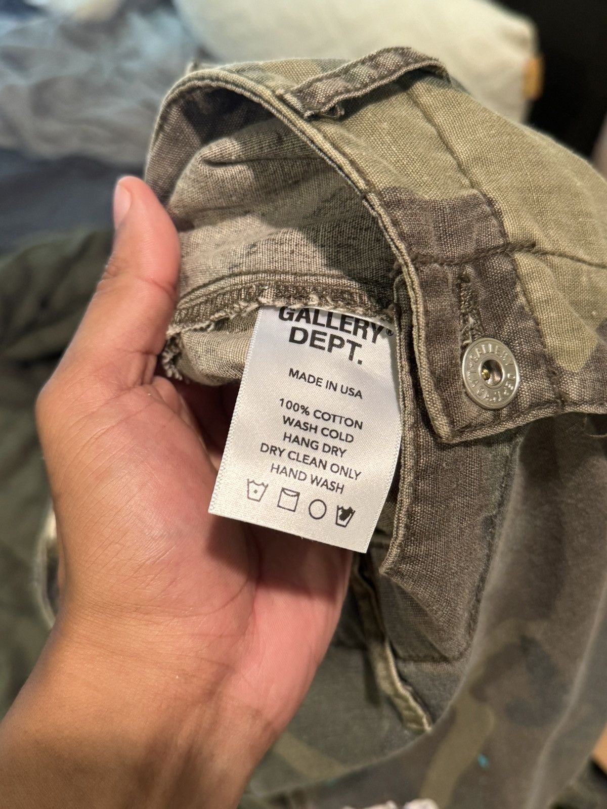 Gallery Dept. GALLERY DEPT Camo Flare Cargo Pants Size US 32 / EU 48 - 18 Thumbnail