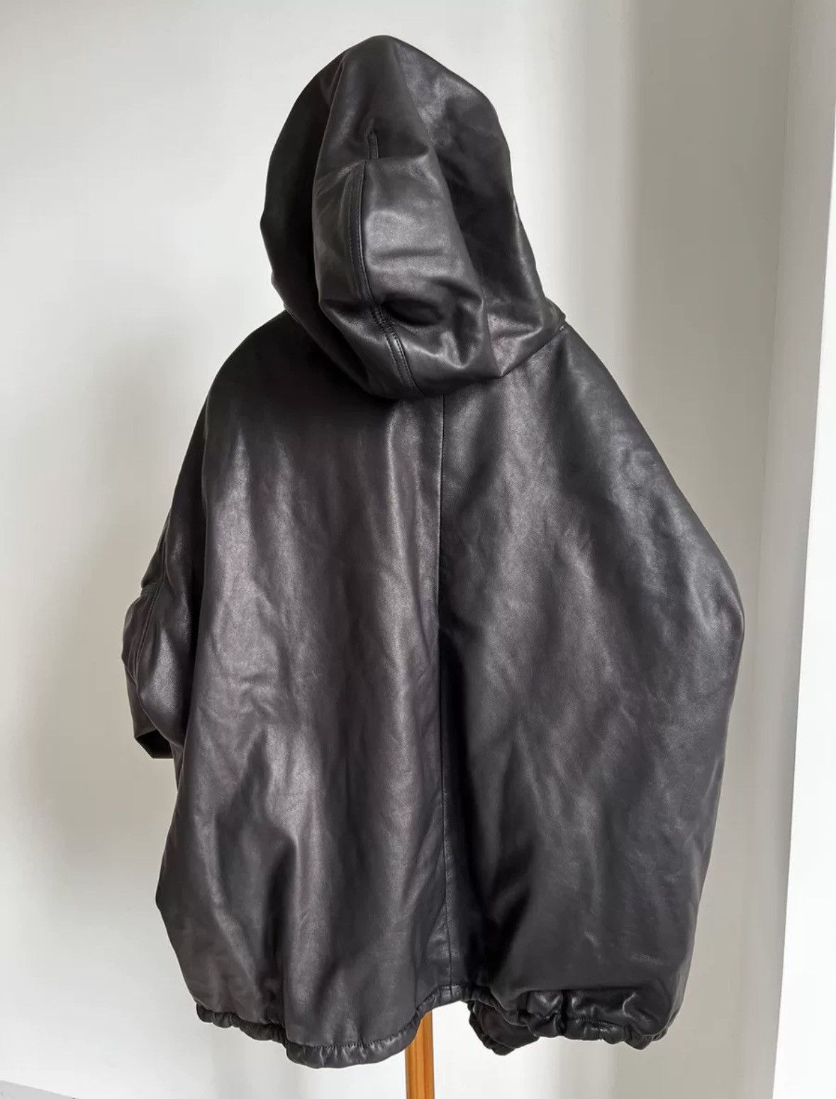 Balenciaga Balenciaga leather hoodie Size US M / EU 48-50 / 2 - 2 Thumbnail