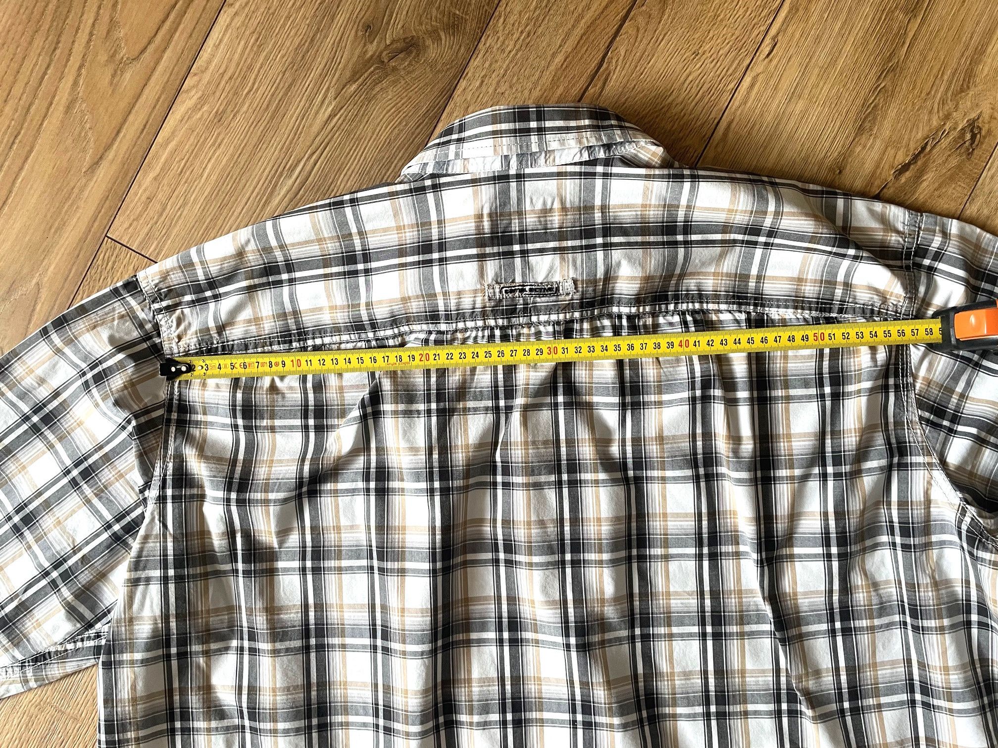 camel active Men's beige-brown checkered shirt 3XL Camel Active Size US XXL / EU 58 / 5 - 8 Thumbnail