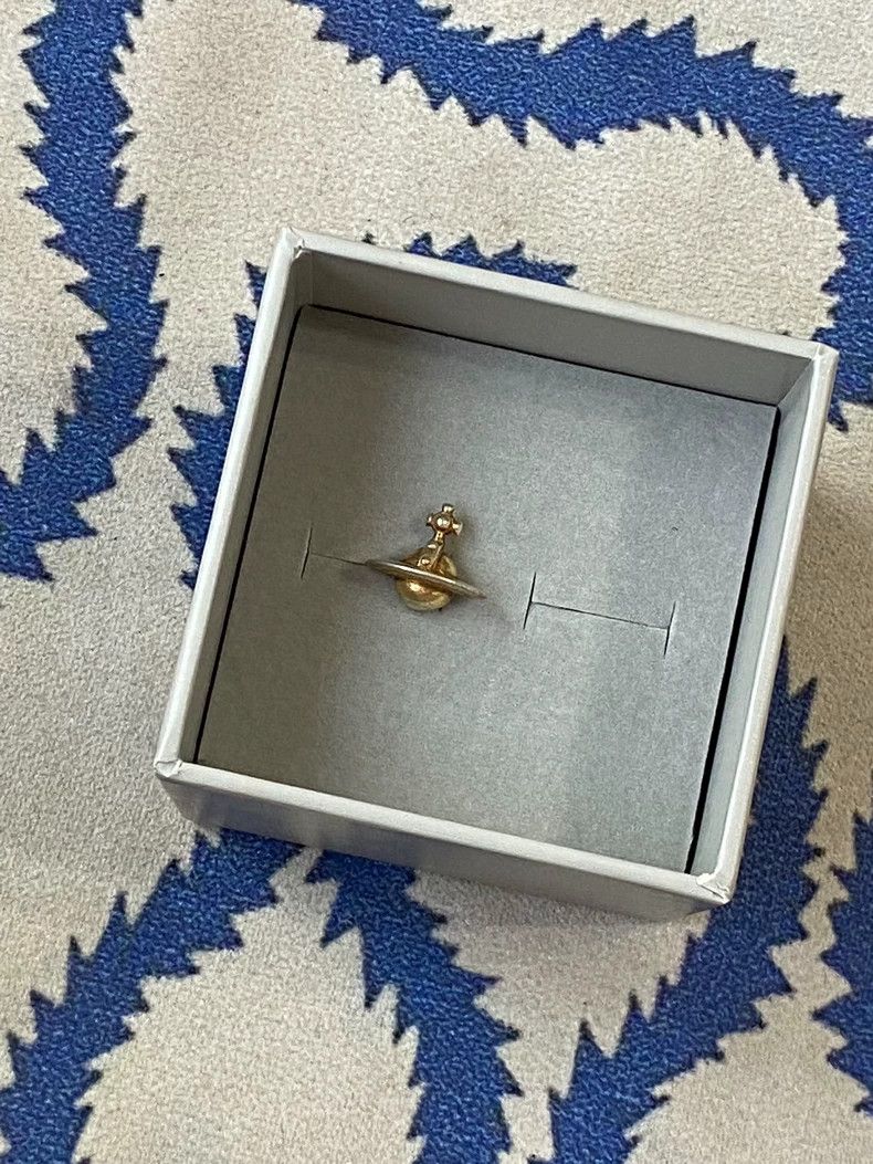 Vivienne Westwood Vivienne Westwood Vintage golden sterling silver hemispher Size ONE SIZE - 1 Thumbnail