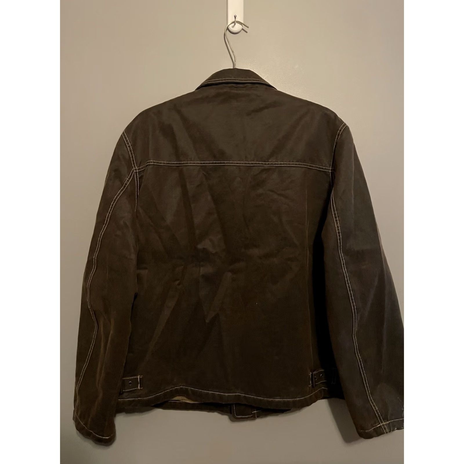 Vintage Columbia Leather Jacket Men XL Brown Bomber Coat Insulated Lined Biker Style Size US XL / EU 56 / 4 - 7 Thumbnail