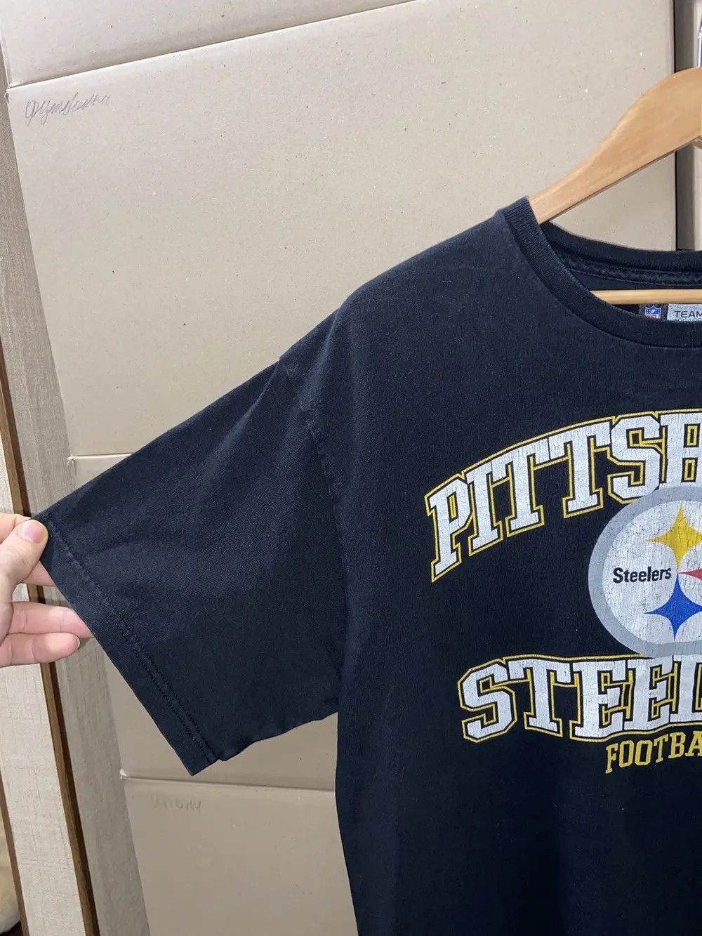 NFL VINTAGE PITTSBURG STEELERS Y2K FADED TEE JERSEY NY NFL SKATE Size US L / EU 52-54 / 3 - 7 Thumbnail