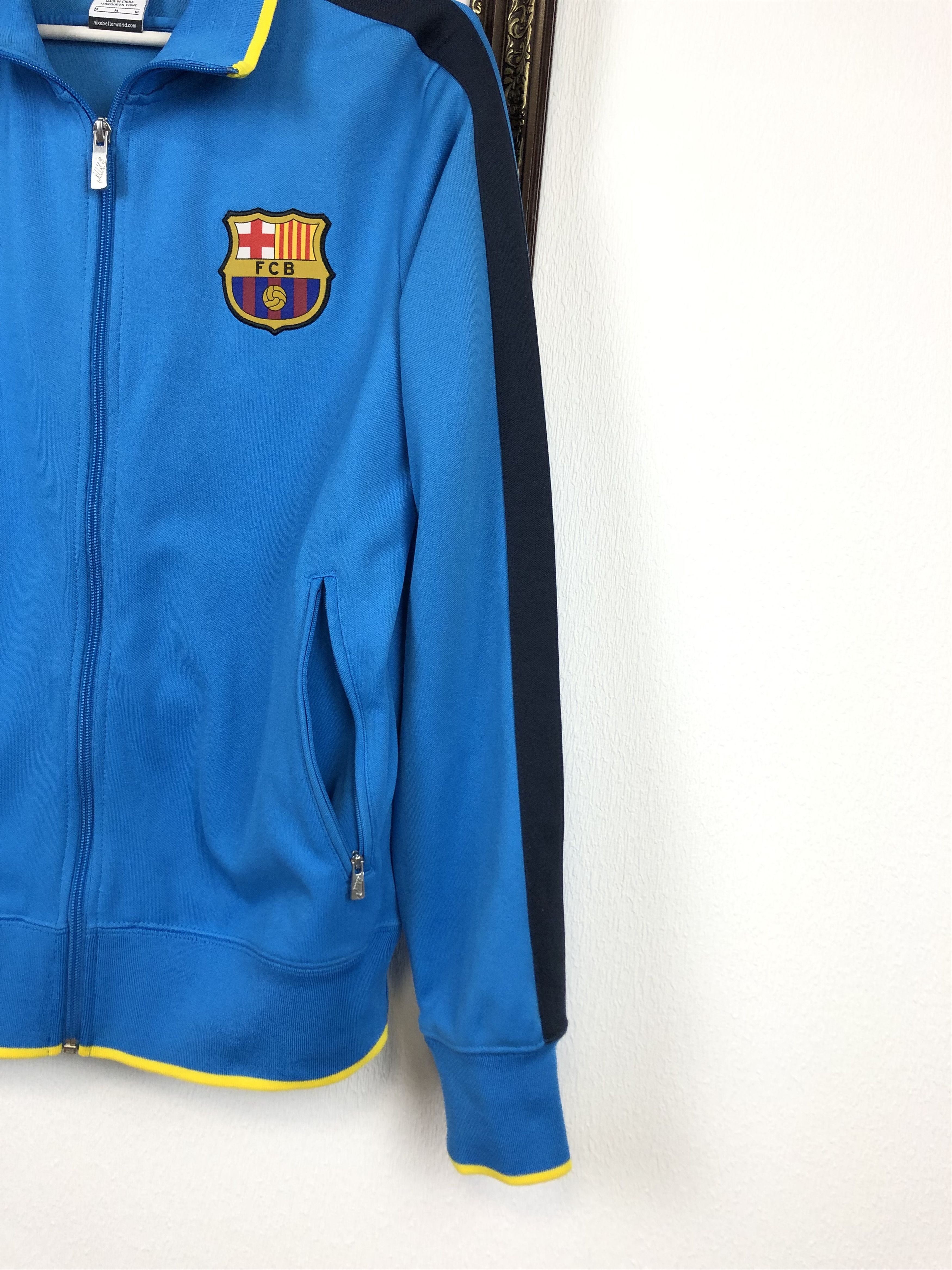 Nike Vintage Nike Barcelona Football Jacket Soccer Track Top Zip Size US M / EU 48-50 / 2 - 5 Thumbnail