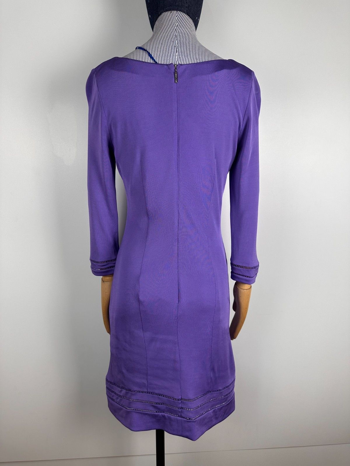 Versace Jeans Couture Versace Jeans Couture Dress Purple Size US6 IT42 Size M / US 6-8 / IT 42-44 - 5 Thumbnail