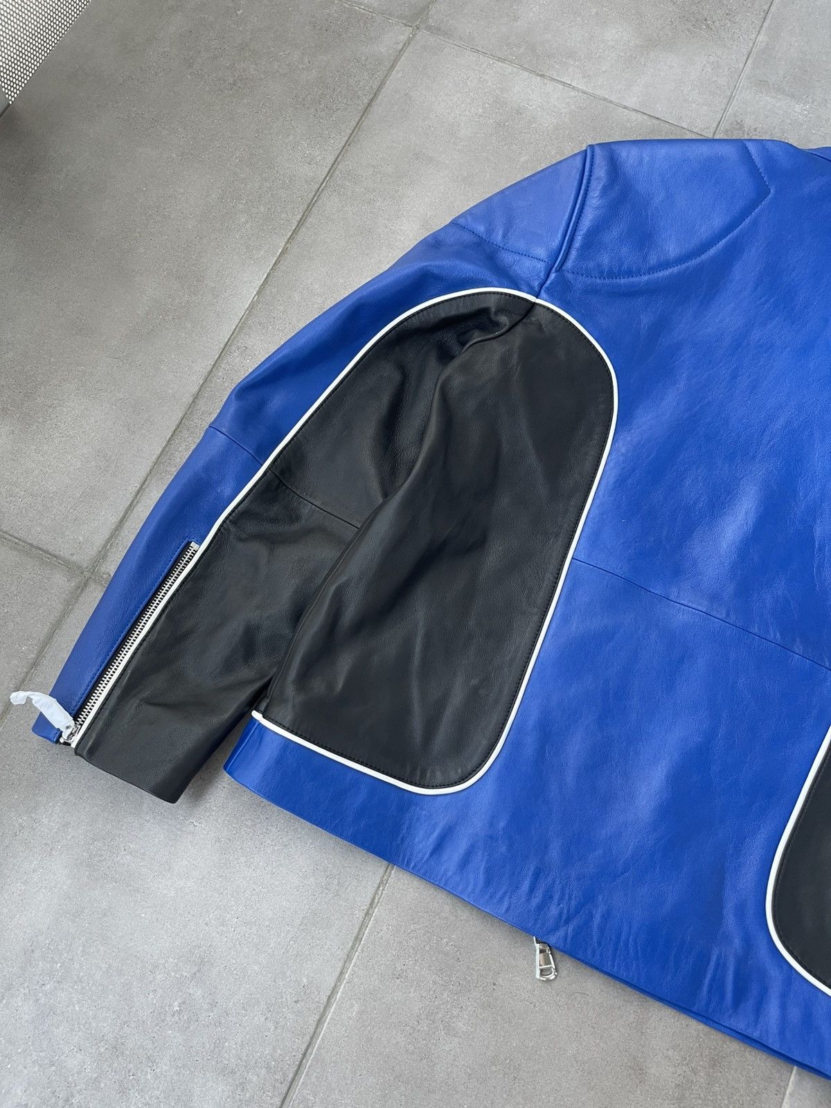 J.Lindeberg !DS! SS24 J.Lindeberg Morris Leather Biker Jacket Size US M / EU 48-50 / 2 - 19 Thumbnail