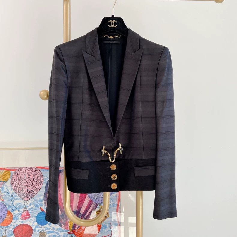 Gucci Gucci Color-Blocked Plaid Jacket- DMC Size US S / EU 44-46 / 1 - 1 Thumbnail