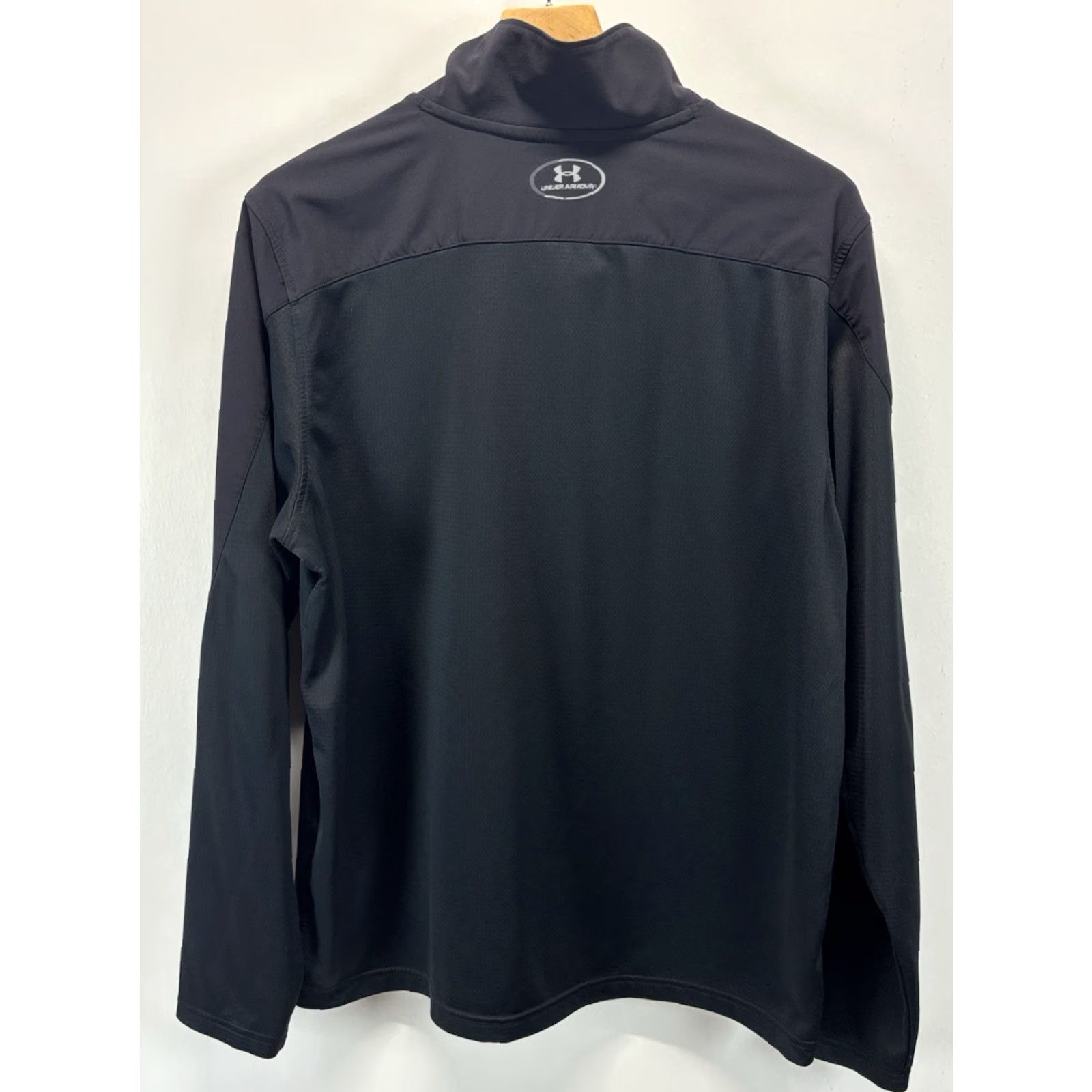Under Armour Under Armour 1/4 Zip Pullover Shirt Jacket Sz X-Large Loose Men Black Cold Gear Size US XL / EU 56 / 4 - 3 Thumbnail
