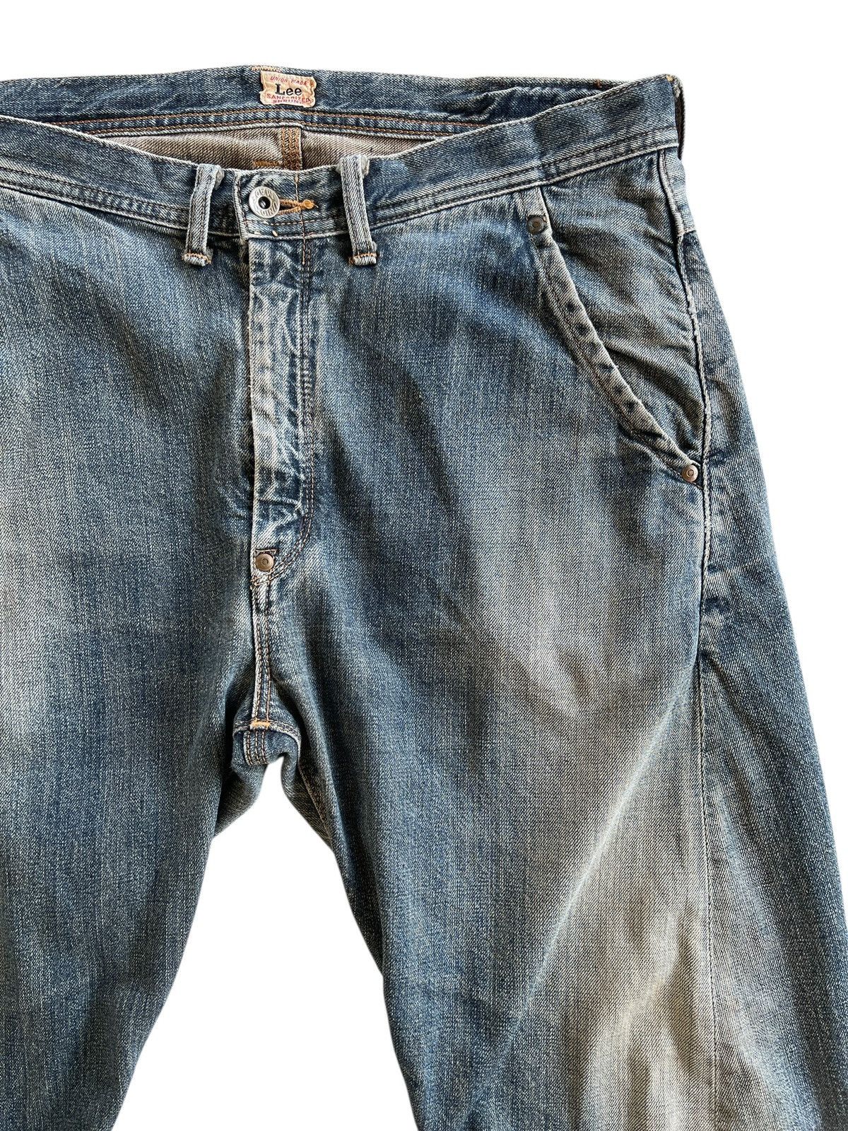 Vintage Lee Union Made Sanforized Shrunk Denim Size US 35 - 4 Thumbnail