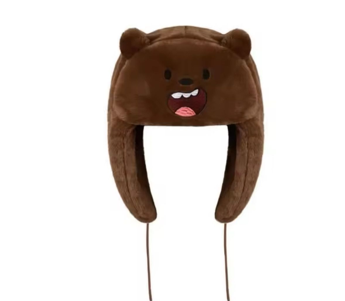Other Vintage Anime Brown Bare Bear Ushanka Autumn Winter Warm Hat Size ONE SIZE - 1 Thumbnail