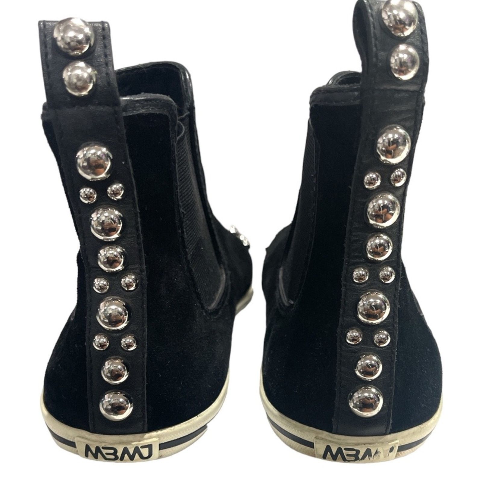 Marc Jacobs MARC JACOBS Men’s Studded Cap Black Suede High-Top Sneakers Size US 5.5 / EU 38 - 6 Thumbnail