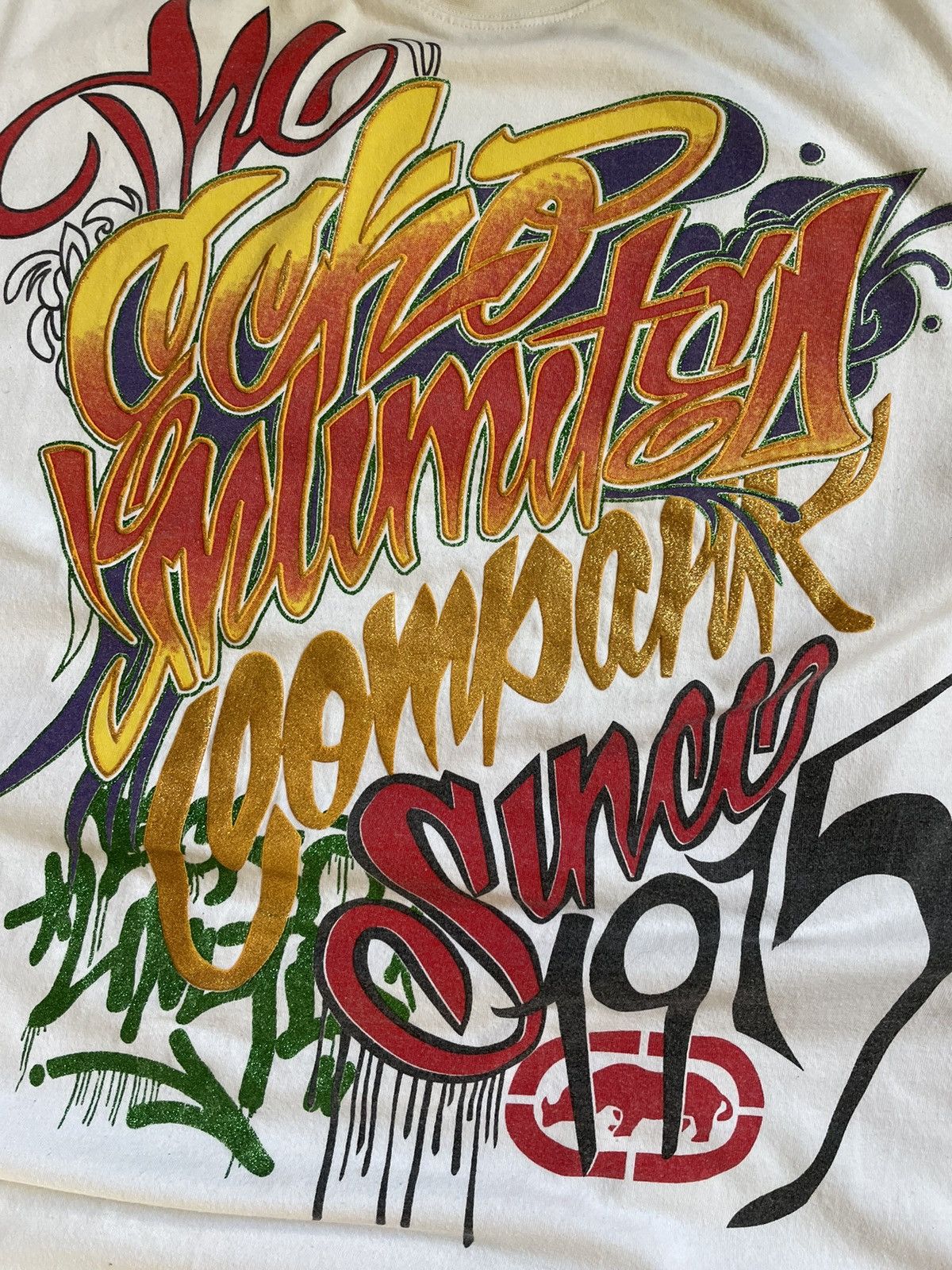 Ecko Unltd. × Vintage Y2K Vintage Ecko Unltd Over Print Skateboard T Shirt Size US XXL / EU 58 / 5 - 3 Thumbnail