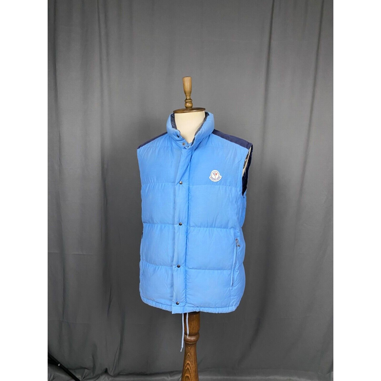 Moncler RARE! Moncler Monckler Grenoble VTG Blue Down Insulated Puf Size US L / EU 52-54 / 3 - 9 Thumbnail
