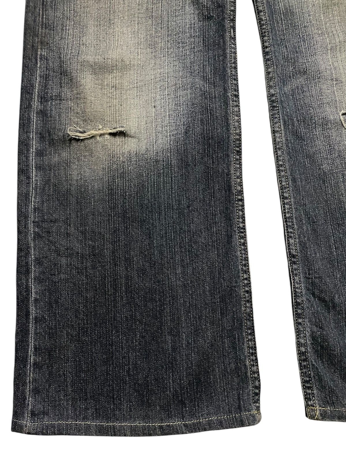 Kapital Rare Authentic Root Three Style Baggy Jeans Buckle Back Size US 33 - 7 Thumbnail