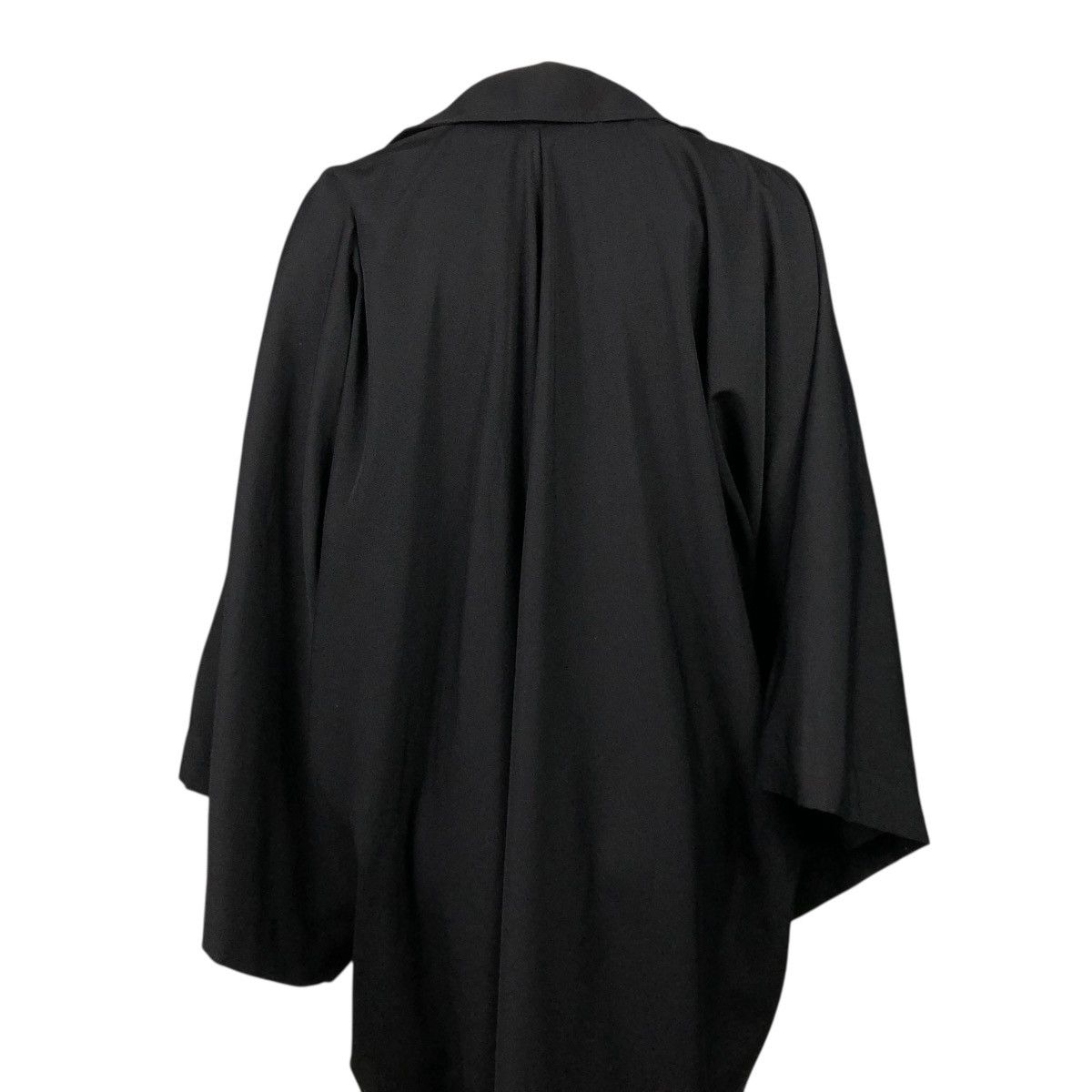 Yohji Yamamoto 🔥RICH BLACK VINTAGE YOHJI YAMAMOTO OVERSIZE JACKET RUNWAY Size US L / EU 52-54 / 3 - 10 Thumbnail