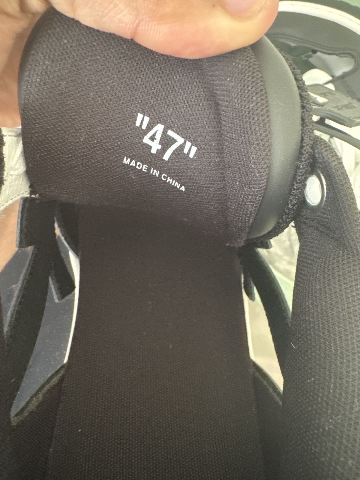 Off-White Off-White Off White Out Of Office 'See Through - Black' Size US 14 / EU 47 - 5 Thumbnail