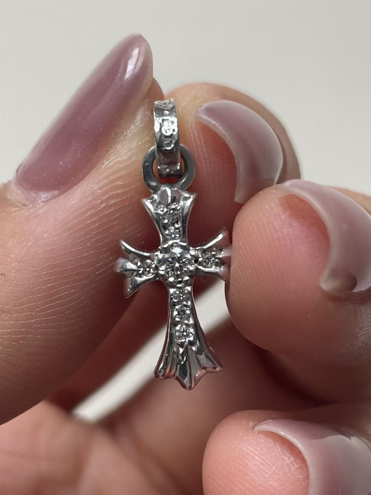 Chrome Hearts Chrome Hearts 18K Diamonds Babyfat Cross Charm Pendant Size ONE SIZE - 5 Thumbnail