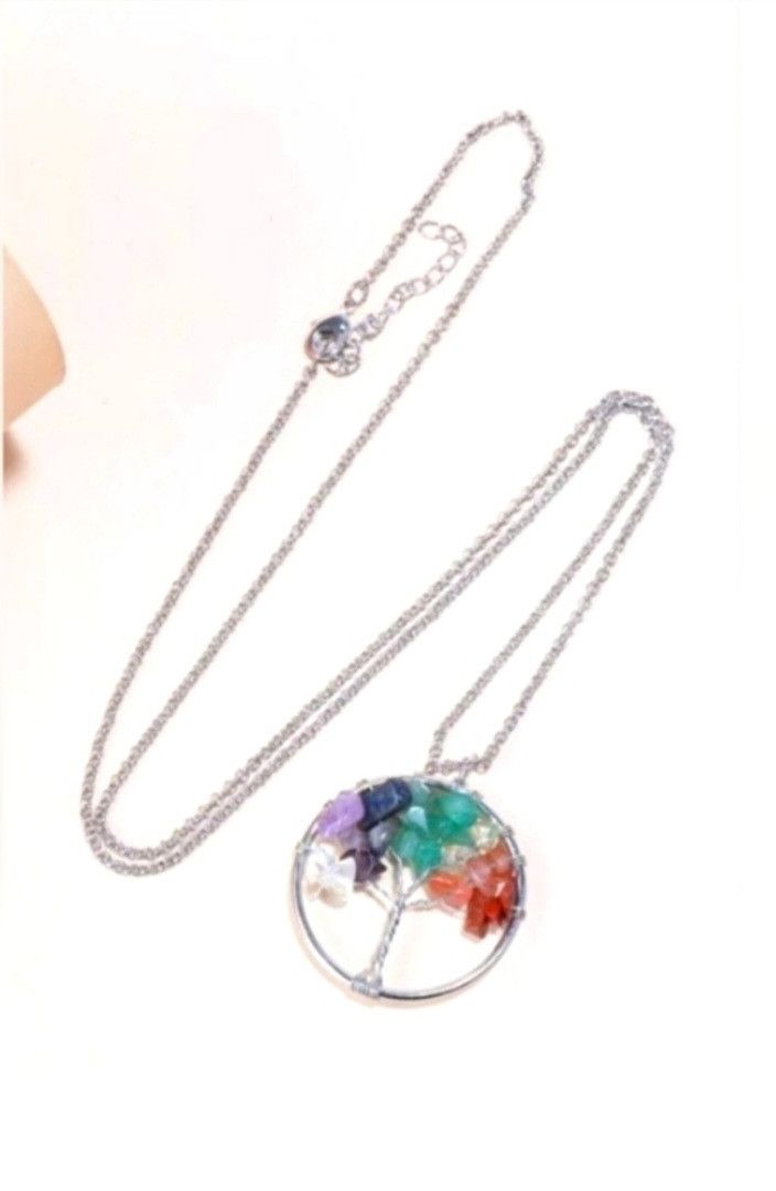 Other Chakra stone Three of life necklace! Size ONE SIZE - 3 Thumbnail