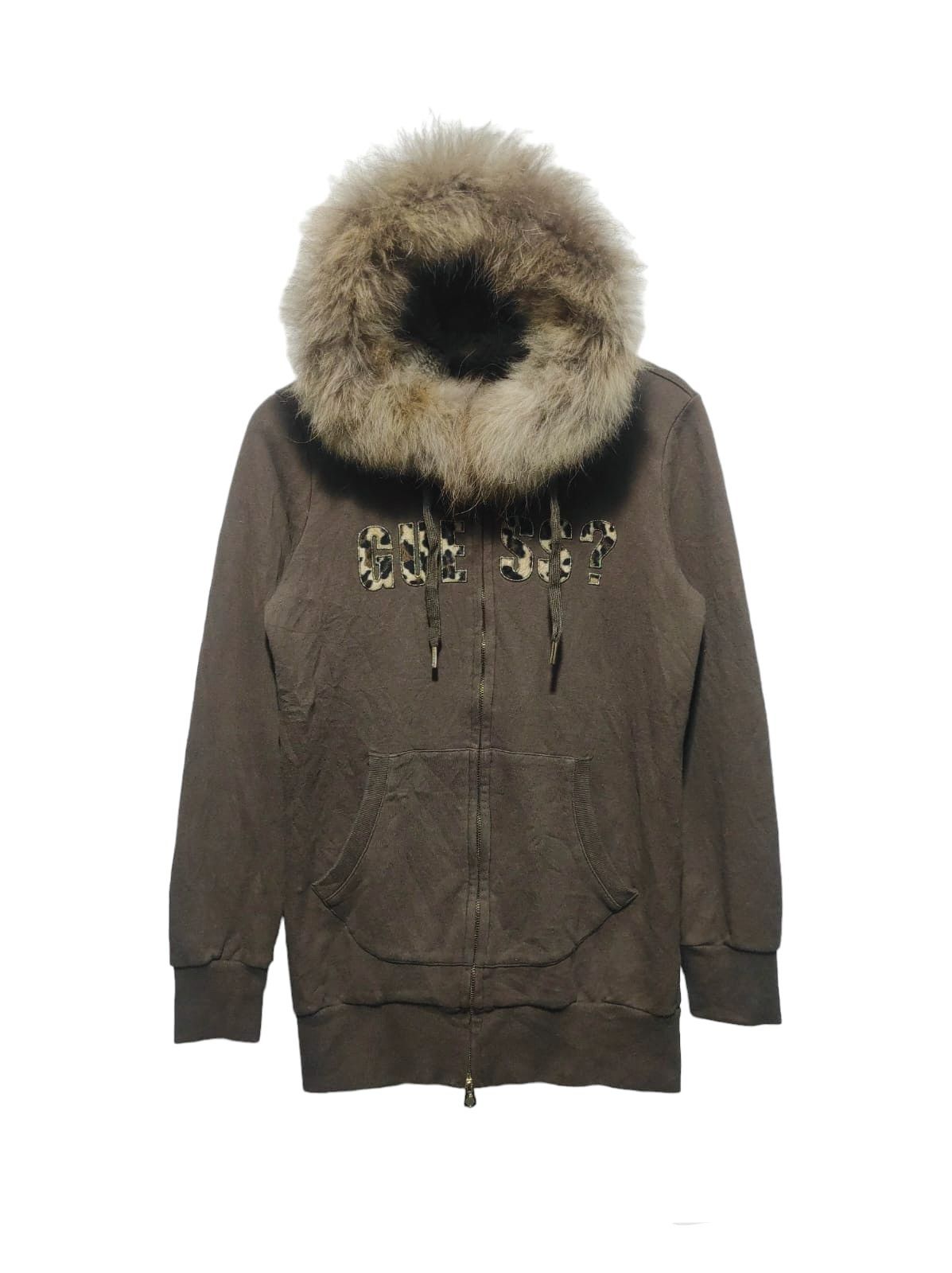 Guess Guess Leopard Double Zip Fur hoodie ifsixwasnine lgb style Size S / US 4 / IT 40 - 1 Thumbnail