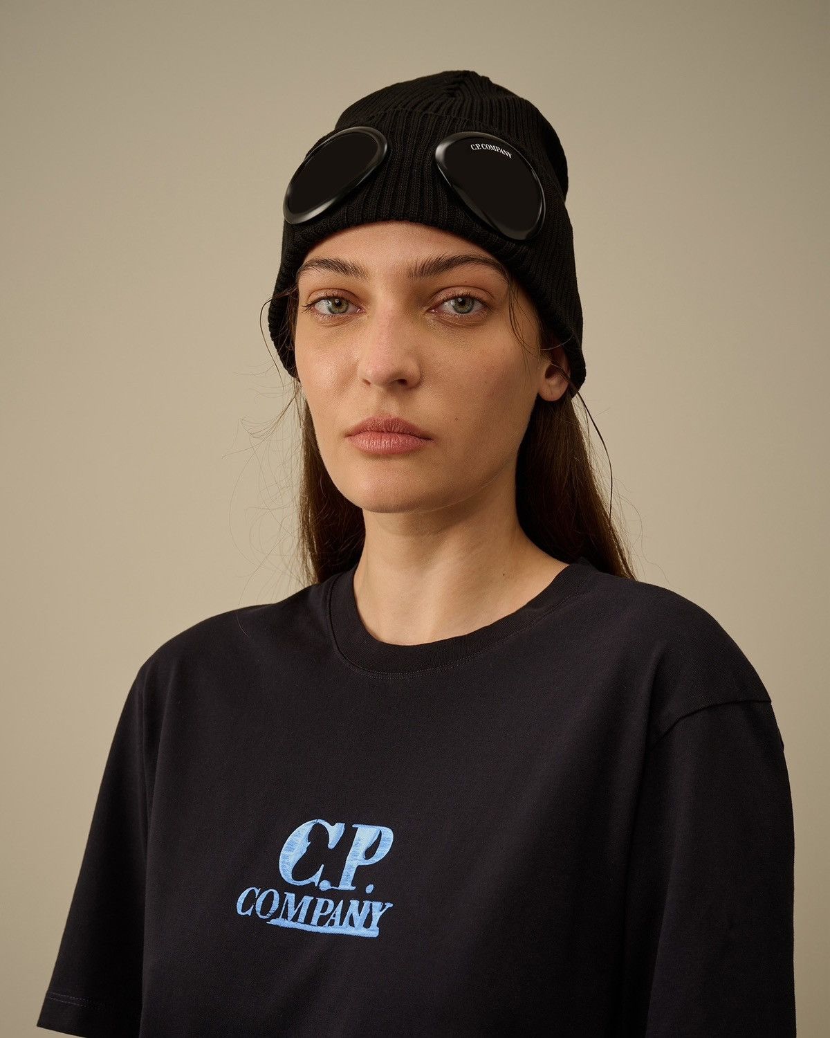 C.P. Company C.P. COMPANY Massimo Osti Acc Knit Cap Goggle Beanie Size ONE SIZE - 2 Thumbnail