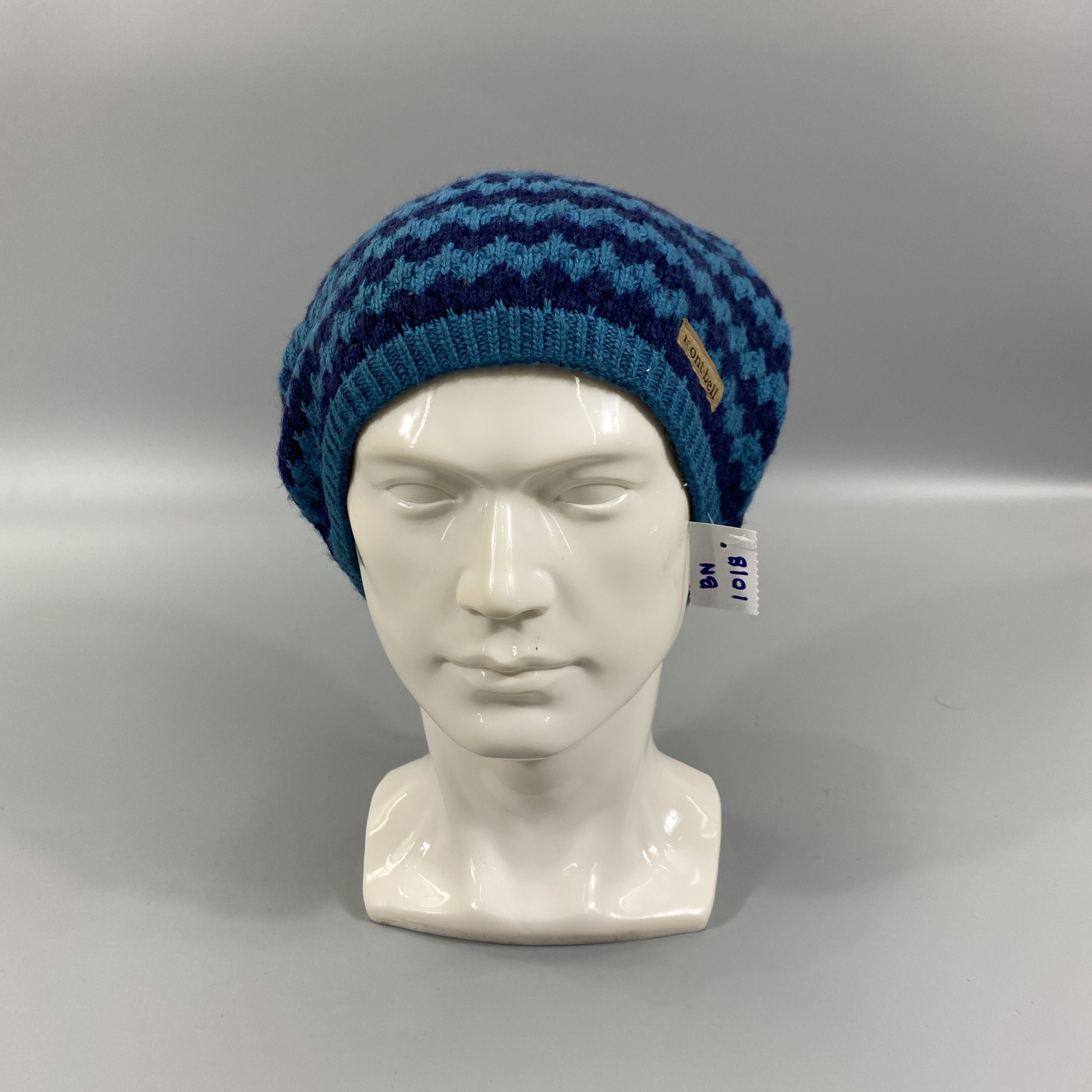 Montbell Montbell Striped Knitted Beanie Hat -BN1018 Size ONE SIZE - 3 Thumbnail