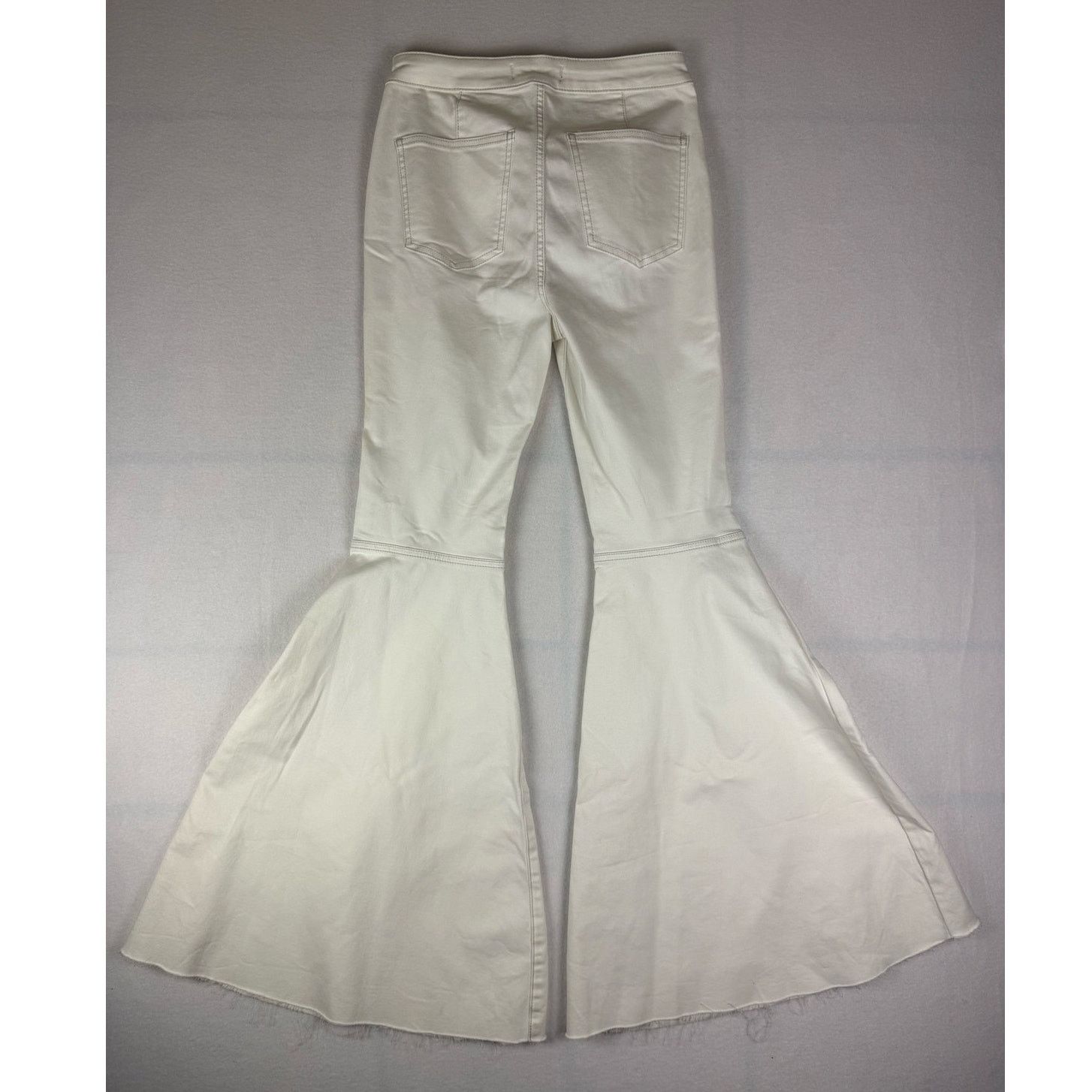Free People We The Free Just Float On White Flare Jeans - Size 27 Size 27" / US 4 / IT 40 - 9 Thumbnail