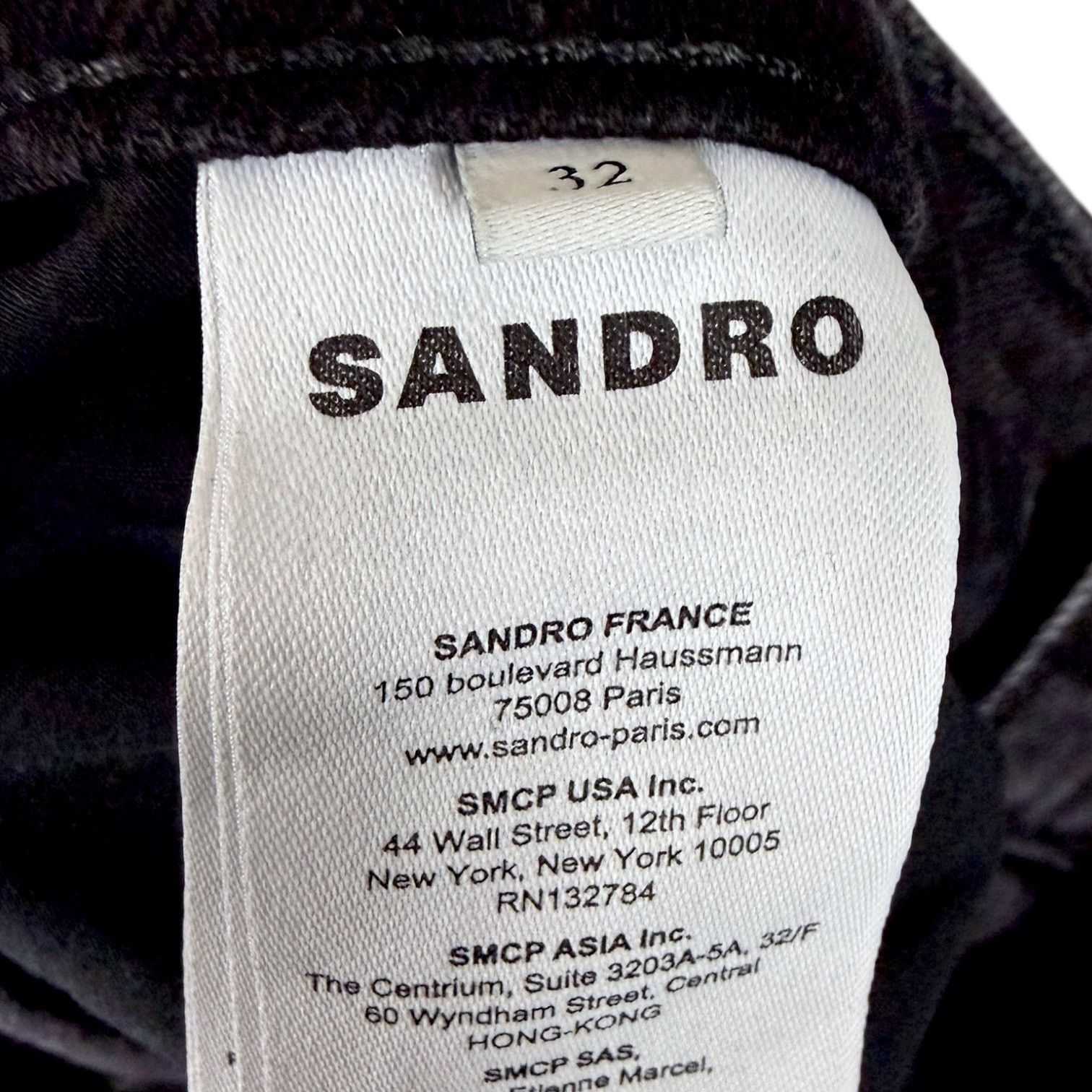 Sandro Men's Sandro Wide Straight Denim Jeans 32x30 $390 Retail Size US 32 / EU 48 - 9 Thumbnail