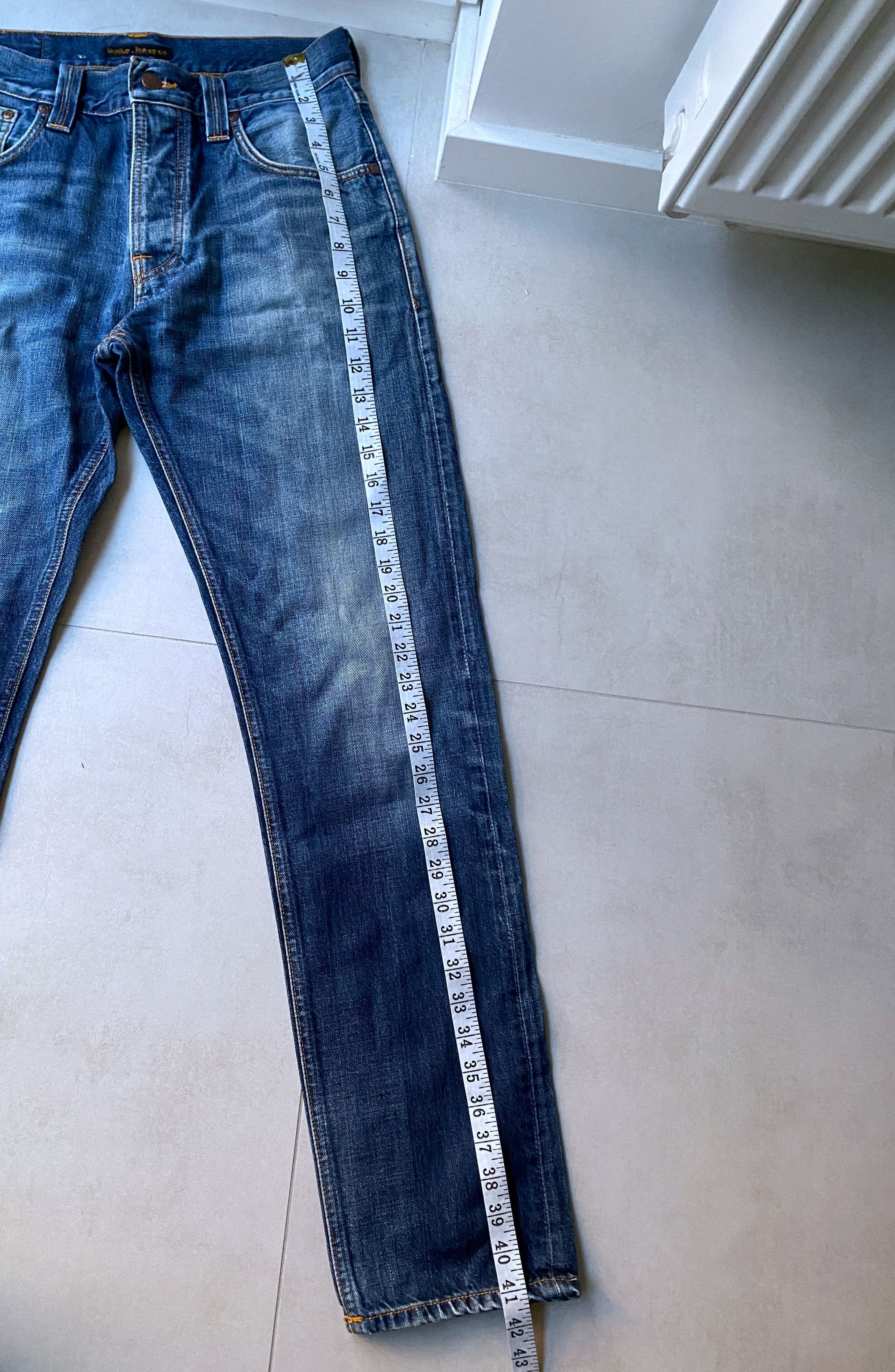 Nudie Jeans Nudie jeans Steady eddie whistle blue denim jeans sz W31 L32 Size US 31 - 9 Thumbnail