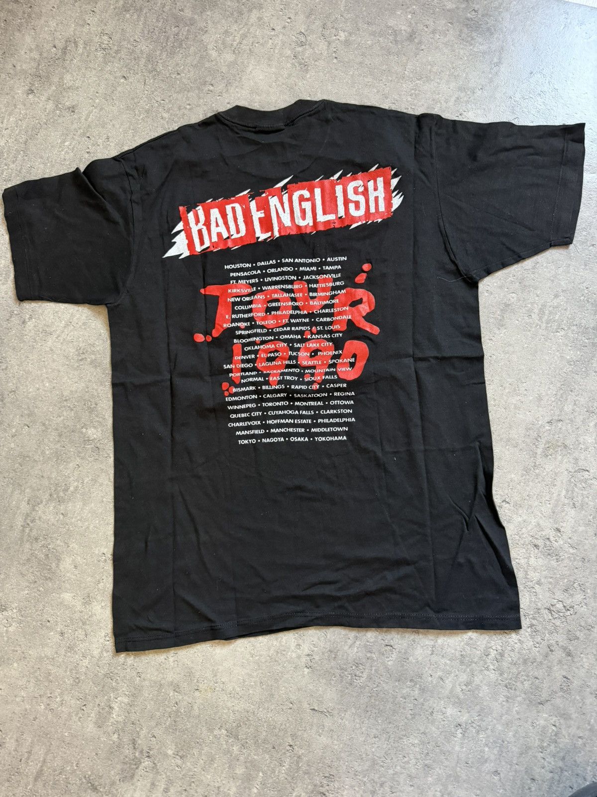 Vintage Bad english merch 1990 Size US L / EU 52-54 / 3 - 4 Thumbnail