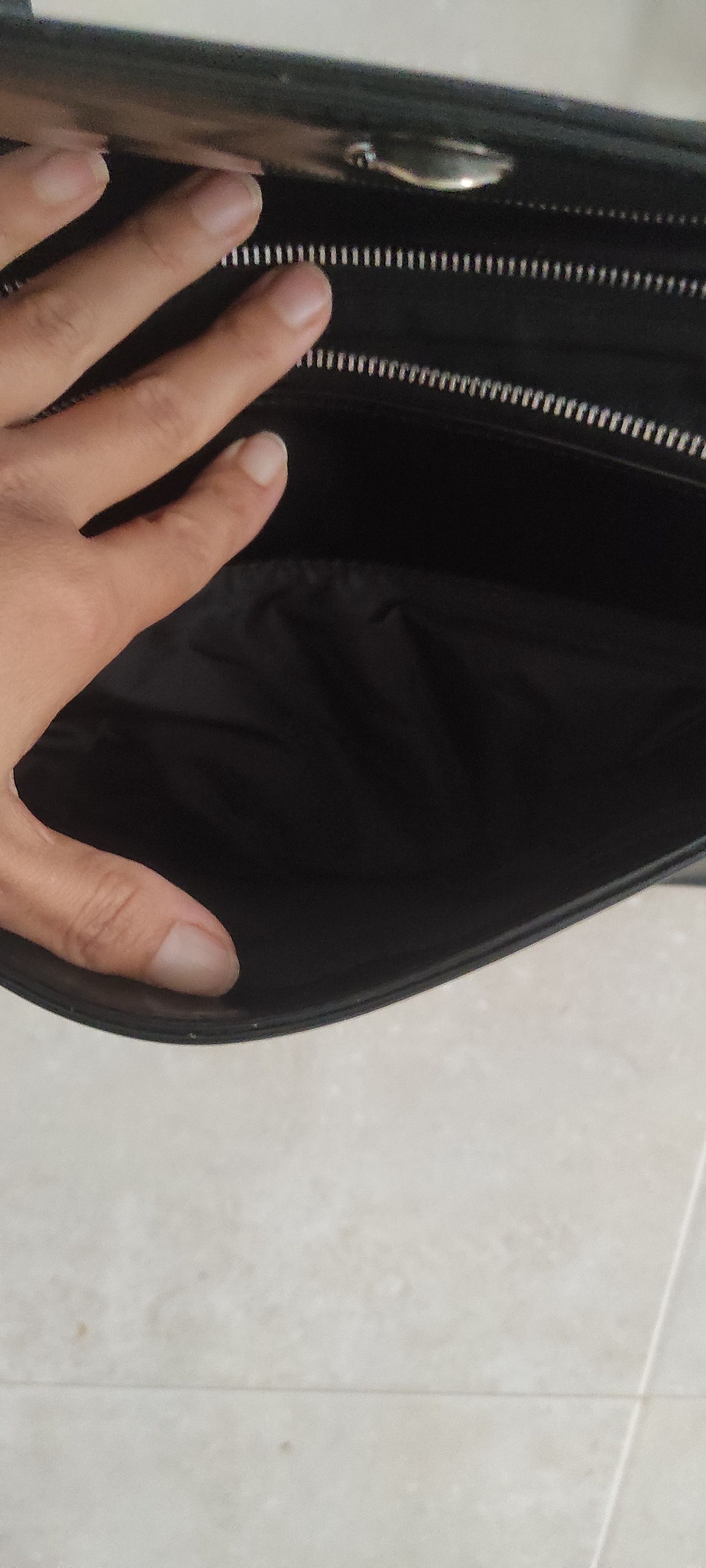Leather × PICARD Vintage Picard Genuine Leather Women's Black Shoulder Bag Size ONE SIZE - 21 Thumbnail
